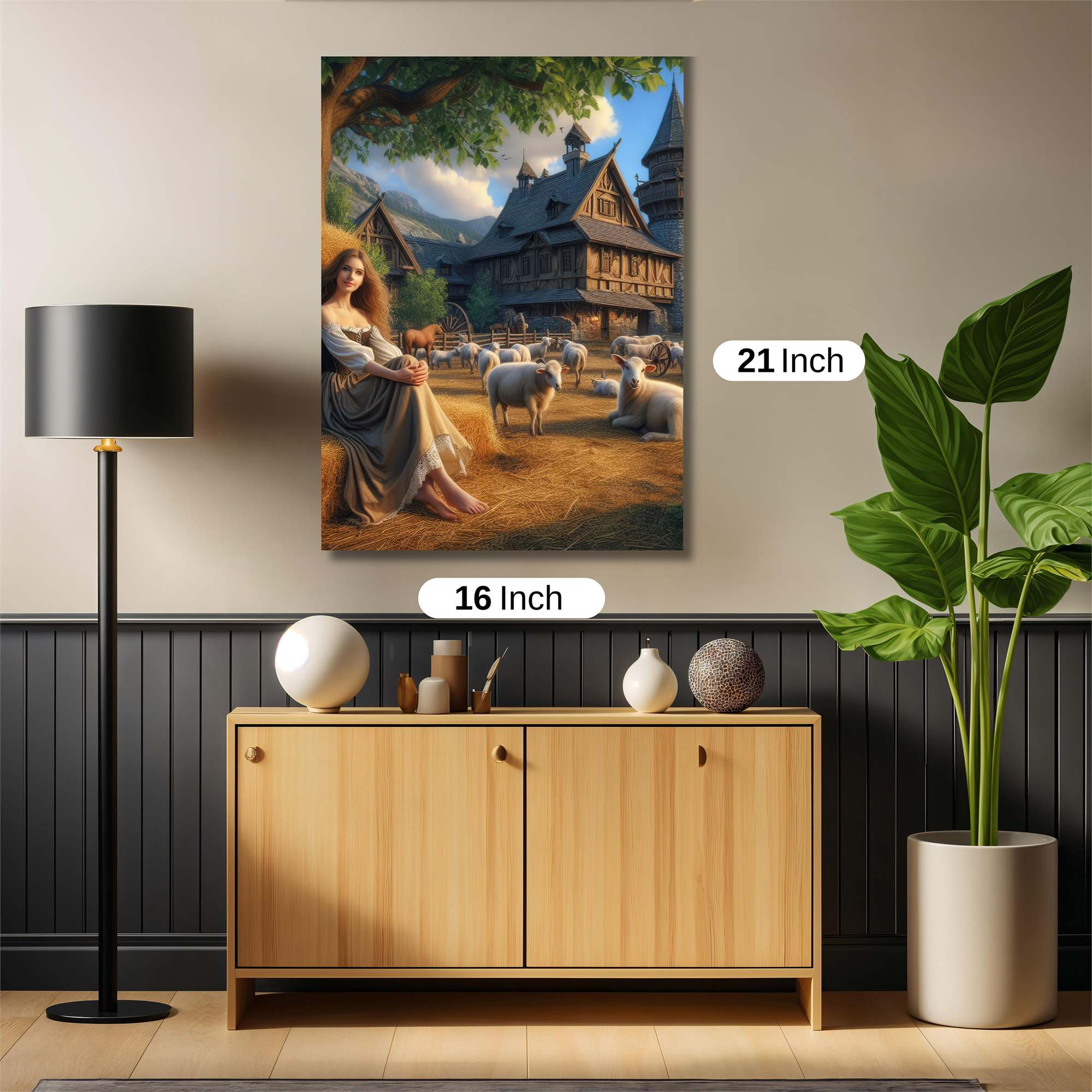 Shepherdess Serenity Safe Wall Magnetic / M