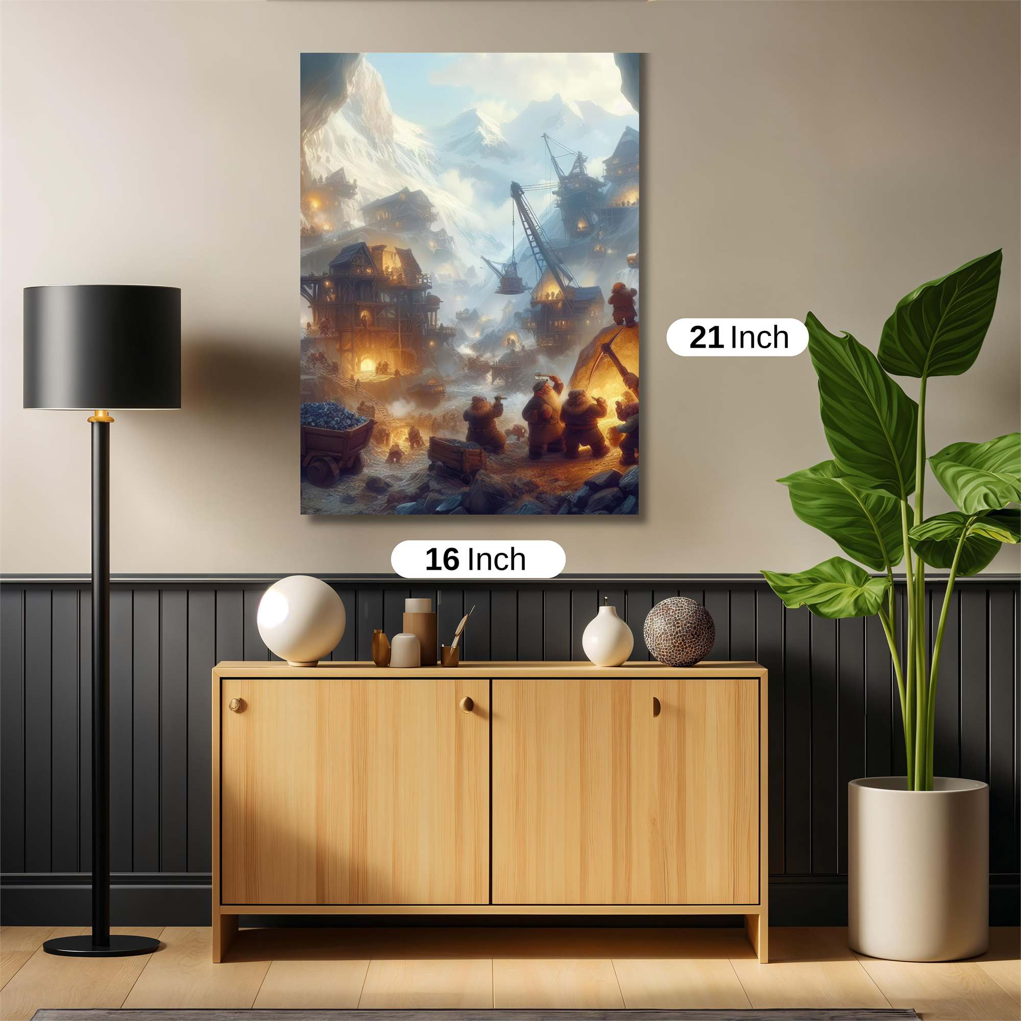 Dwarven Endeavor Safe Wall Magnetic / M