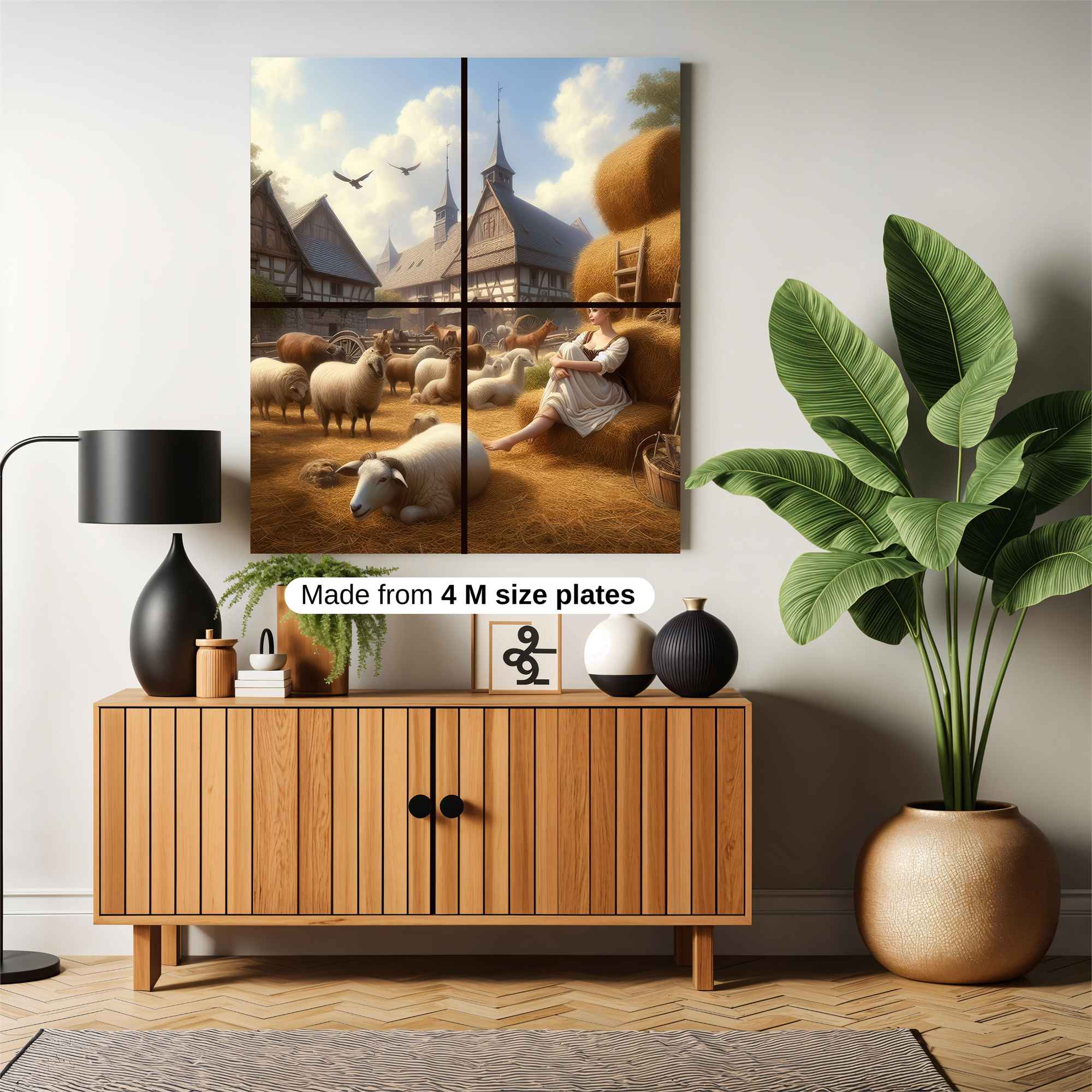 Pastoral Serenity Safe Wall Magnetic / M