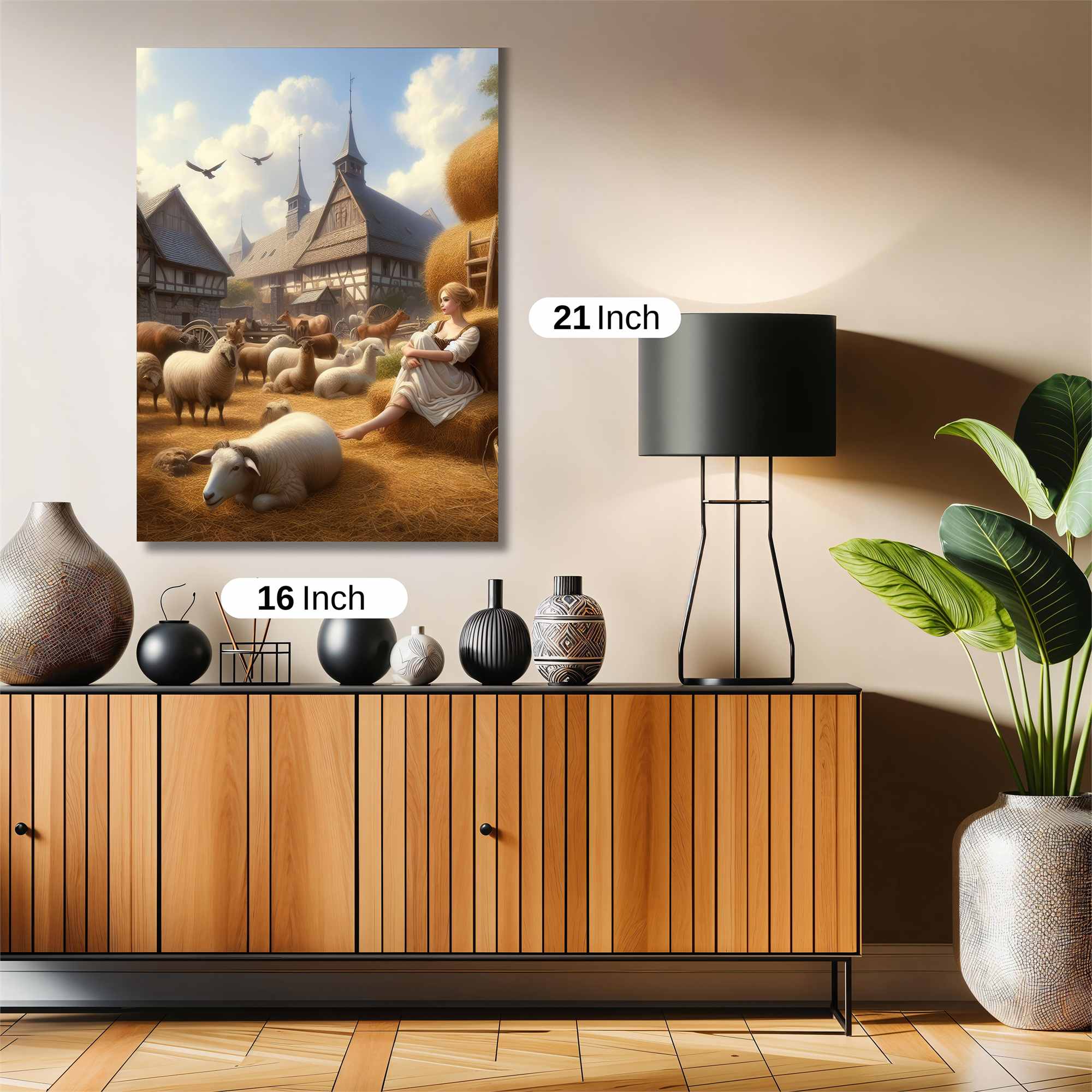 Pastoral Serenity Safe Wall Magnetic / M