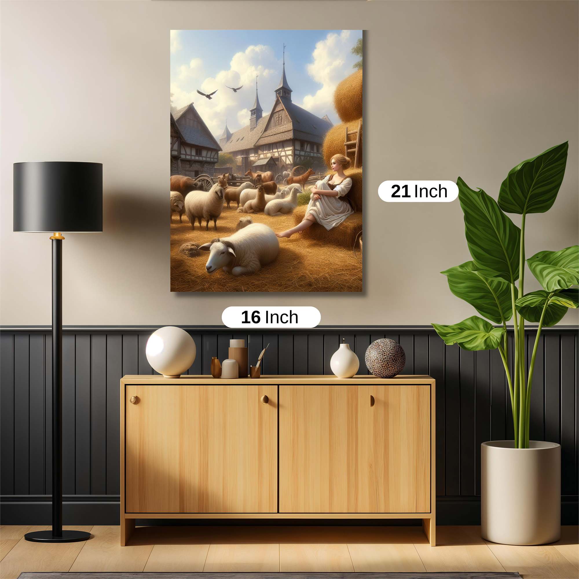 Pastoral Serenity Safe Wall Magnetic / M