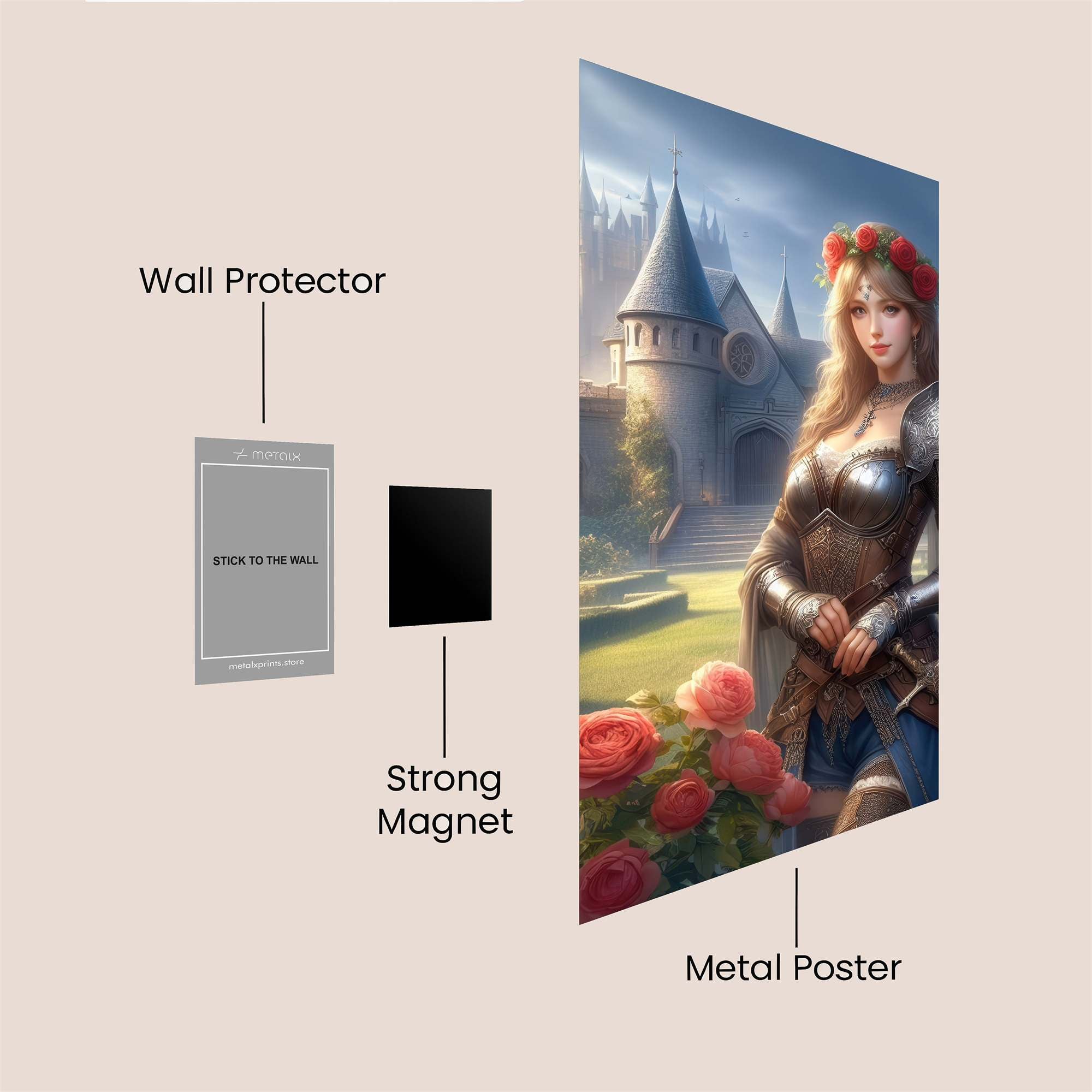 Rose Guardian Safe Wall Magnetic / M