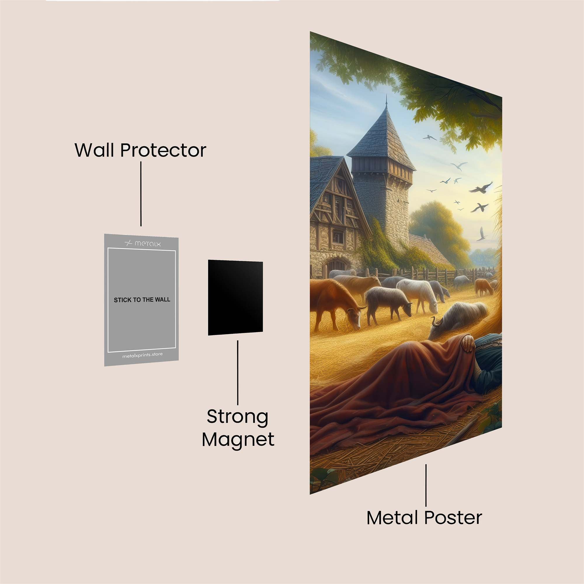 Sleeping Serenity Safe Wall Magnetic / M