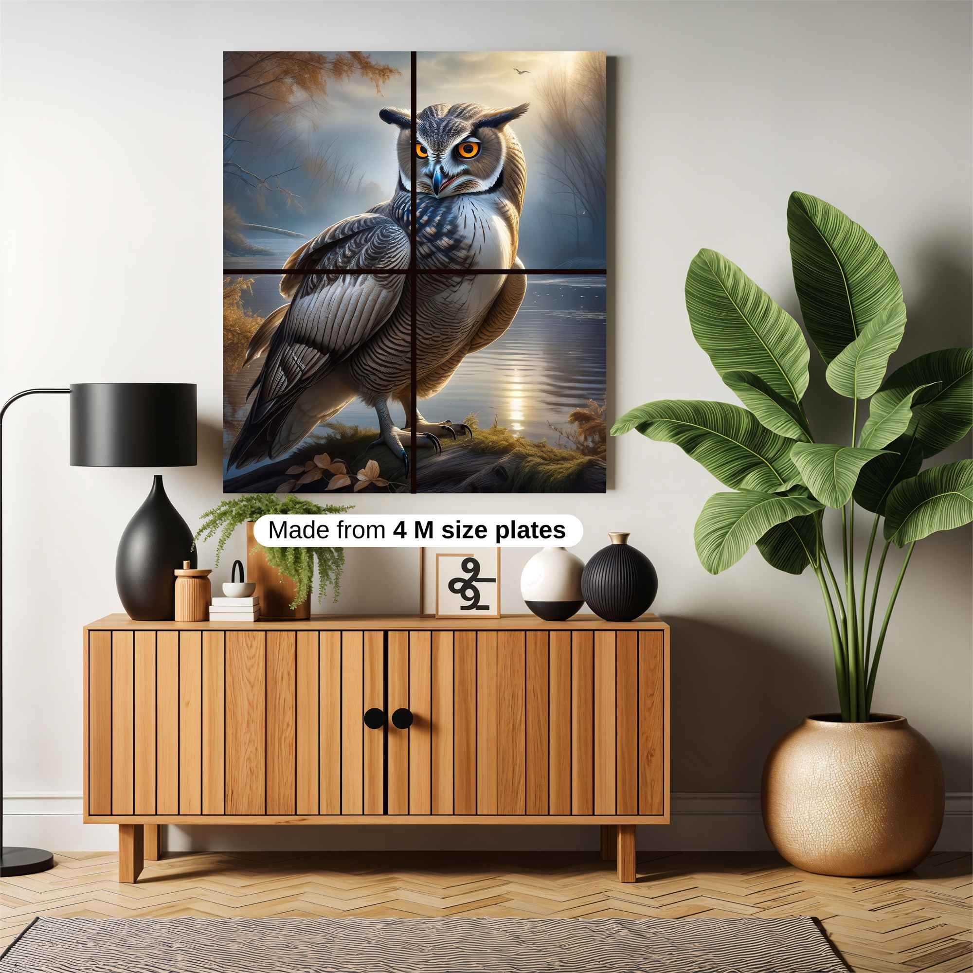 Owl Serenity Safe Wall Magnetic / M