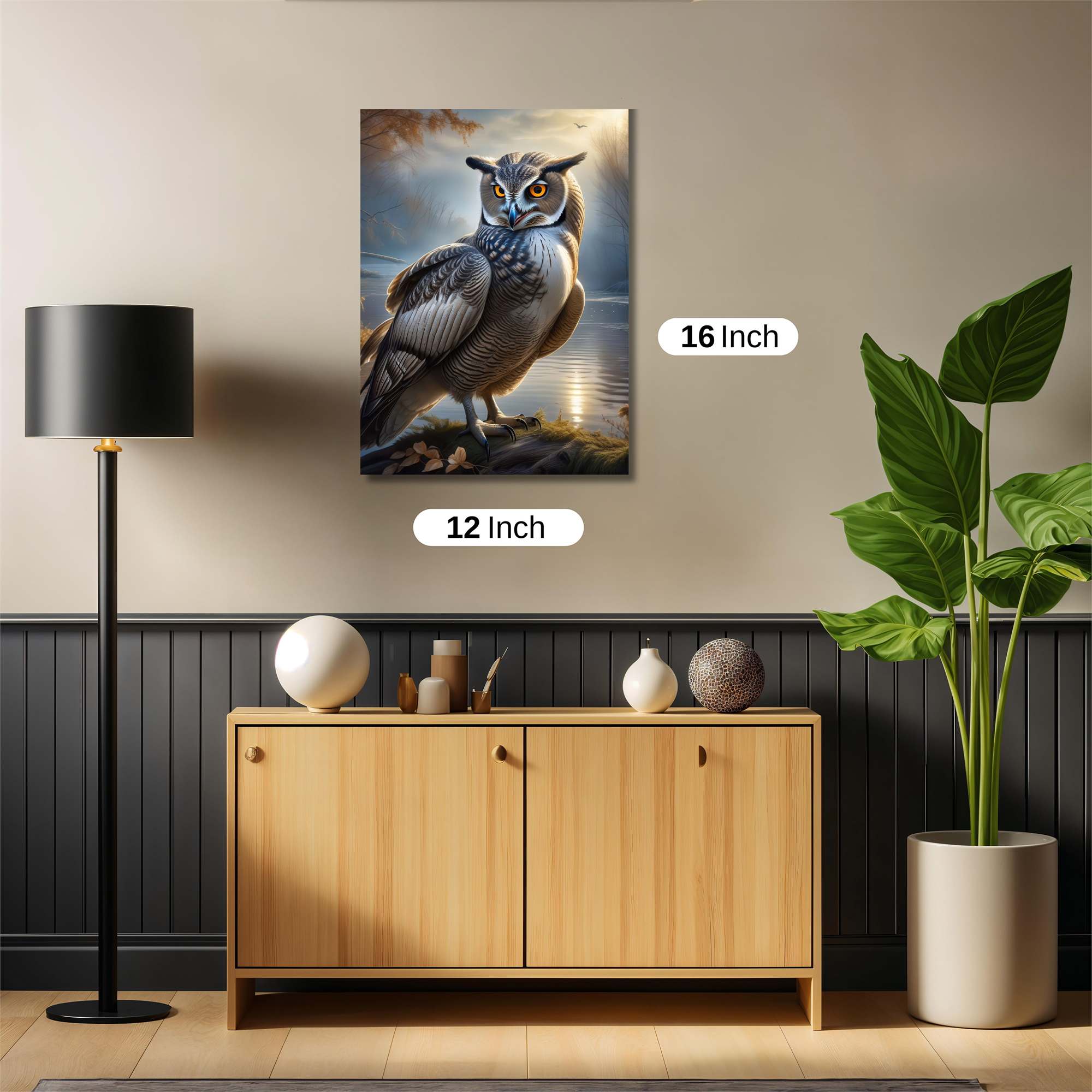 Owl Serenity Safe Wall Magnetic / M