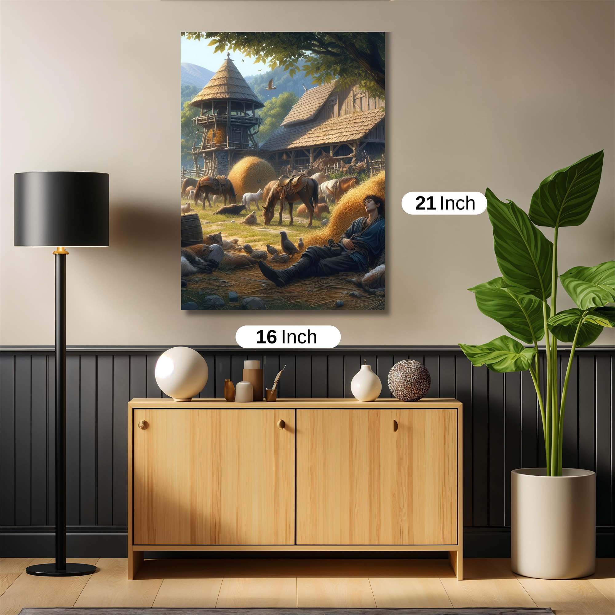 Farmstead Serenity Safe Wall Magnetic / M