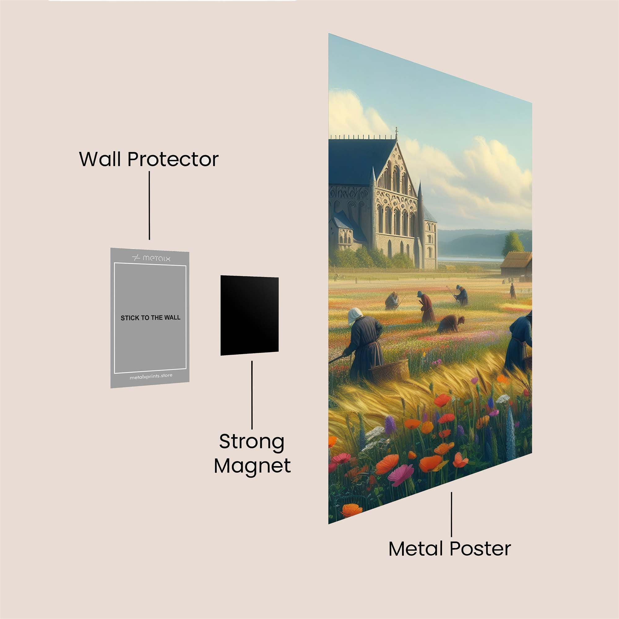 Abbey Harvest Safe Wall Magnetic / M