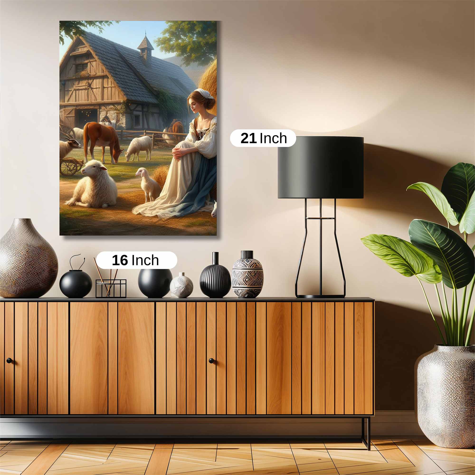 Countryside Serenity Safe Wall Magnetic / M