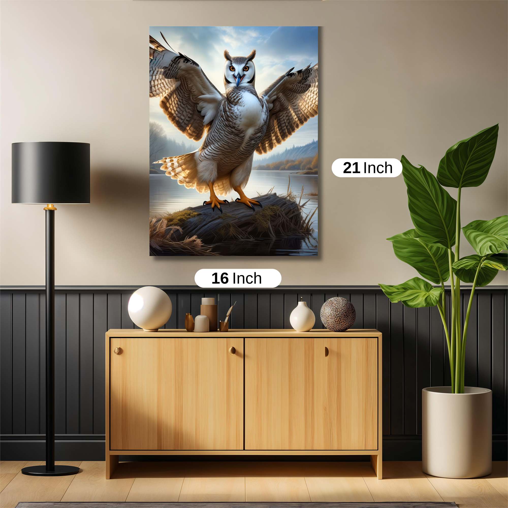 Owl Radiance Safe Wall Magnetic / M