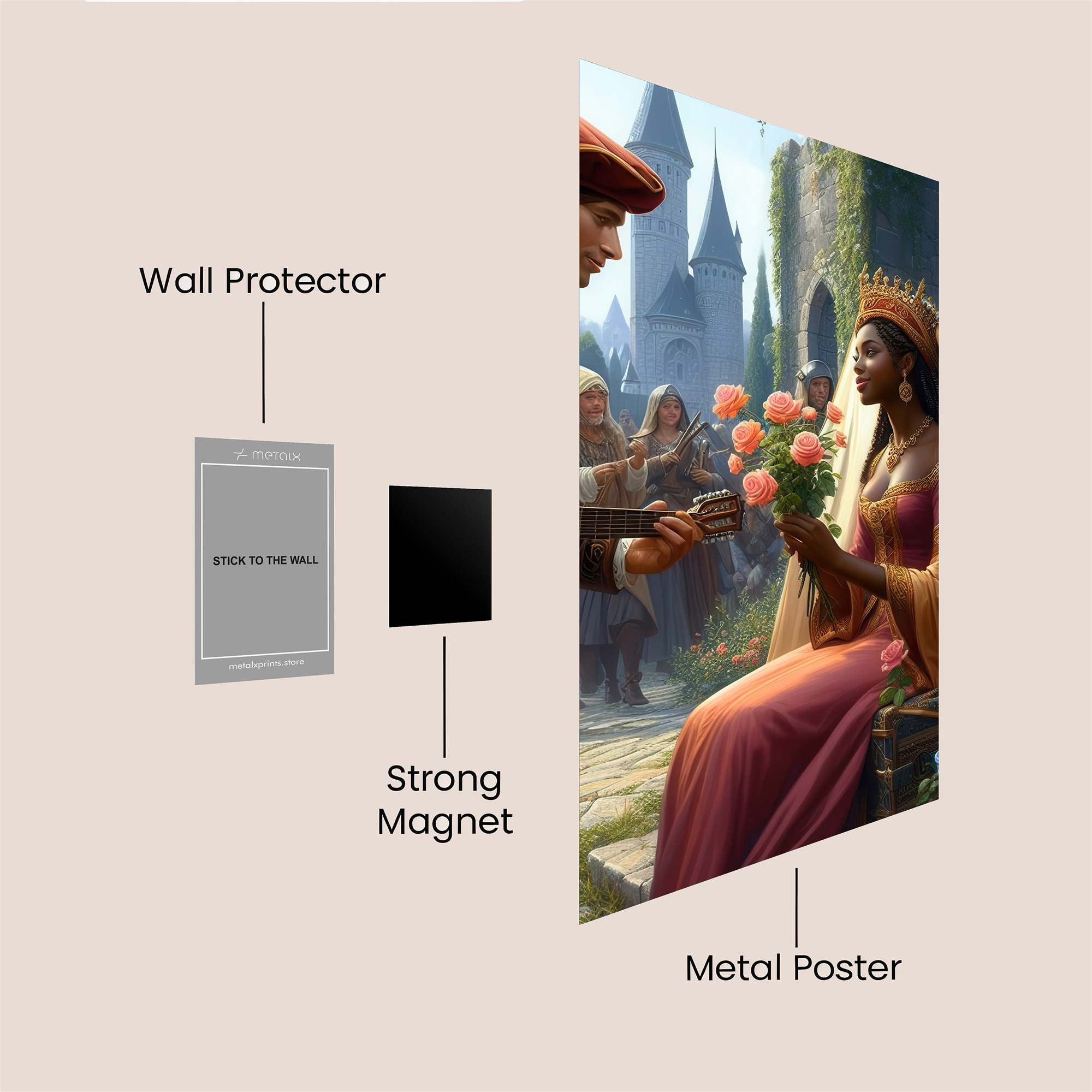 Royal Romance Safe Wall Magnetic / M