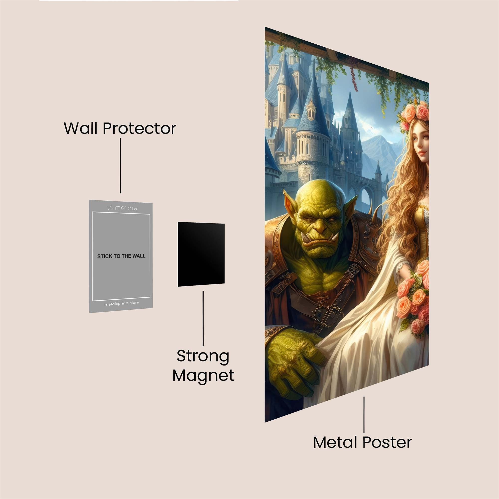 Orc Romance Safe Wall Magnetic / M