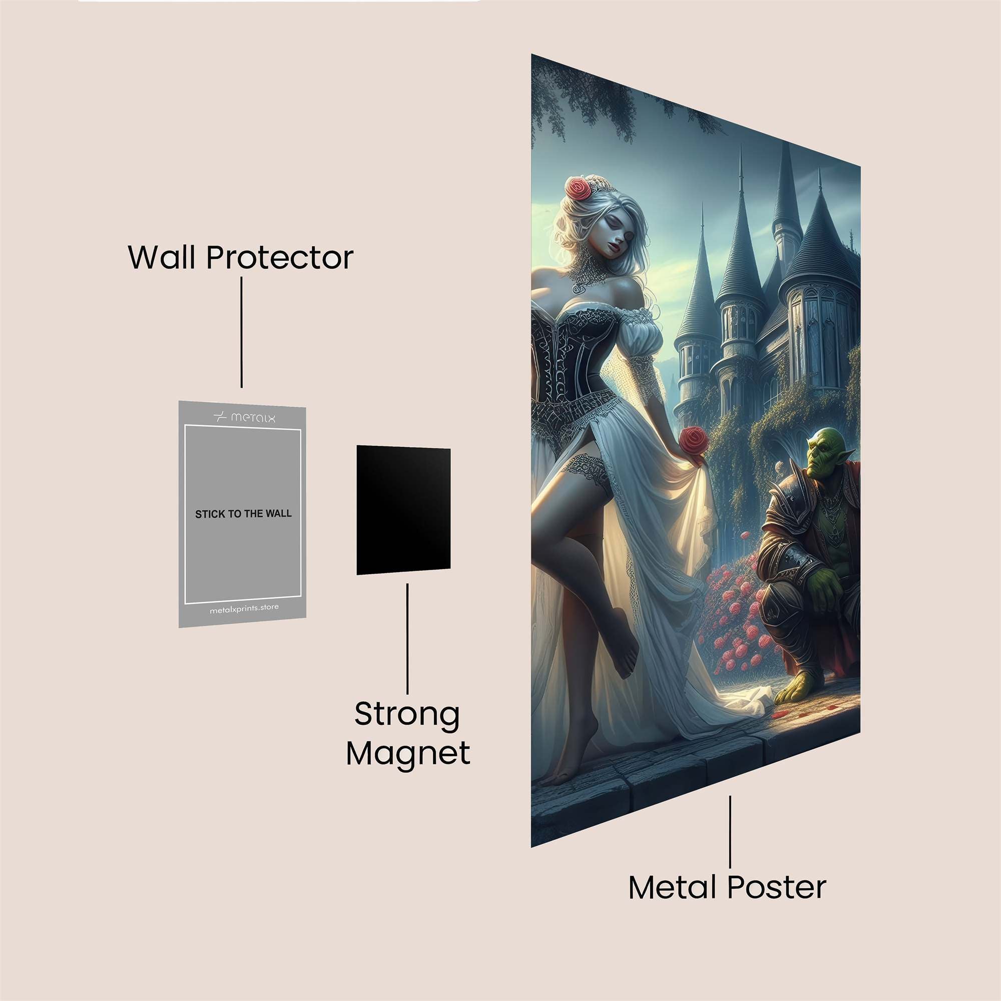 Elven Romance Safe Wall Magnetic / M