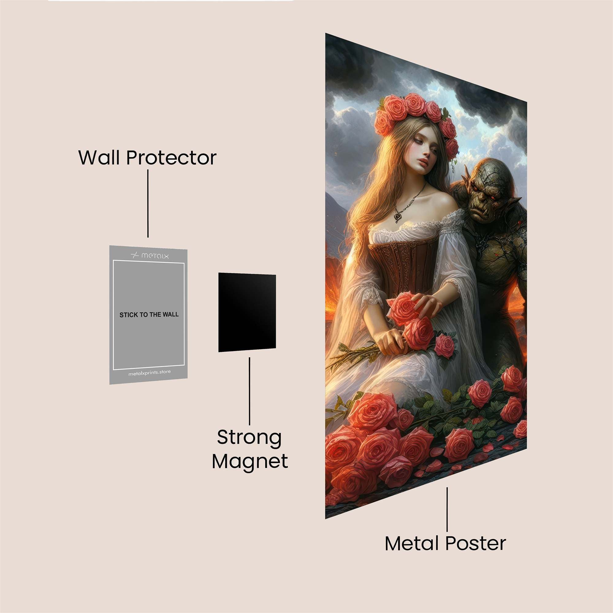 Beauty Serenity Safe Wall Magnetic / M