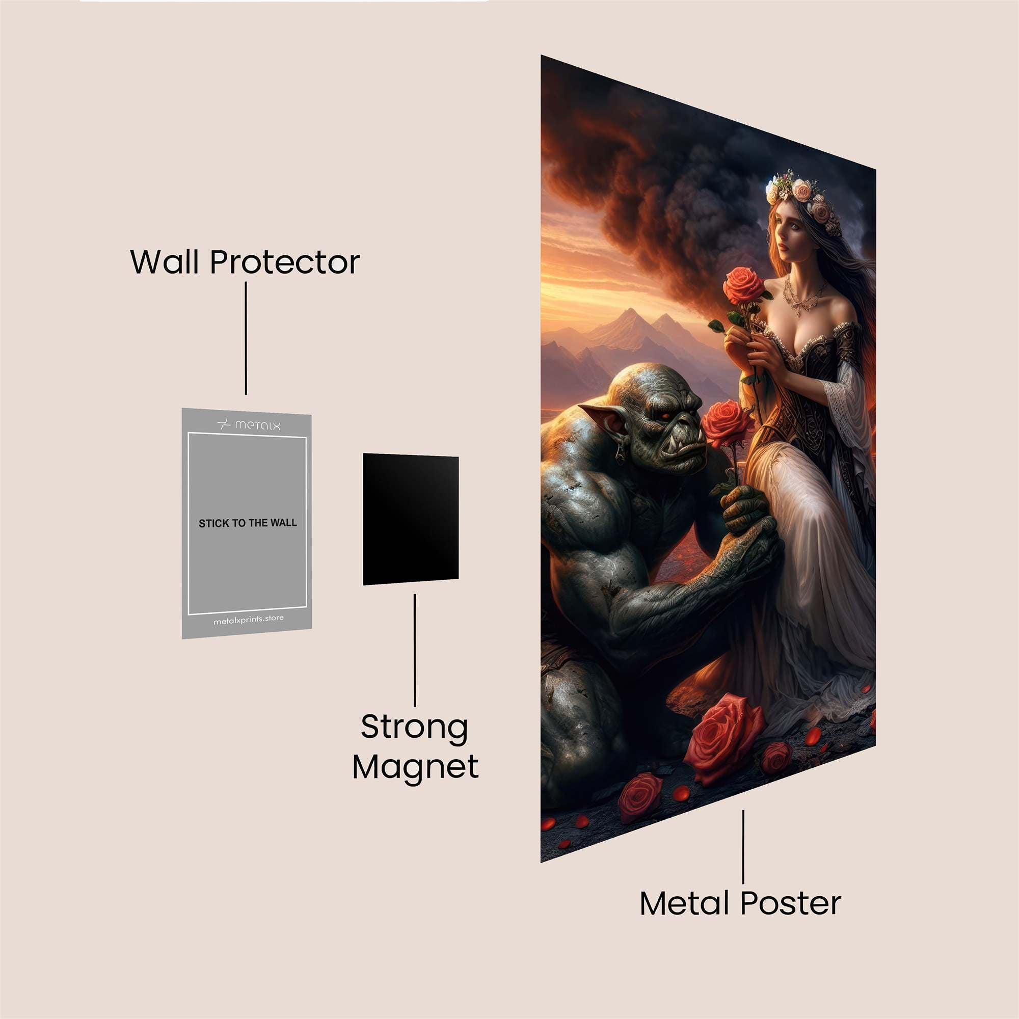 Goblin Romance Safe Wall Magnetic / M