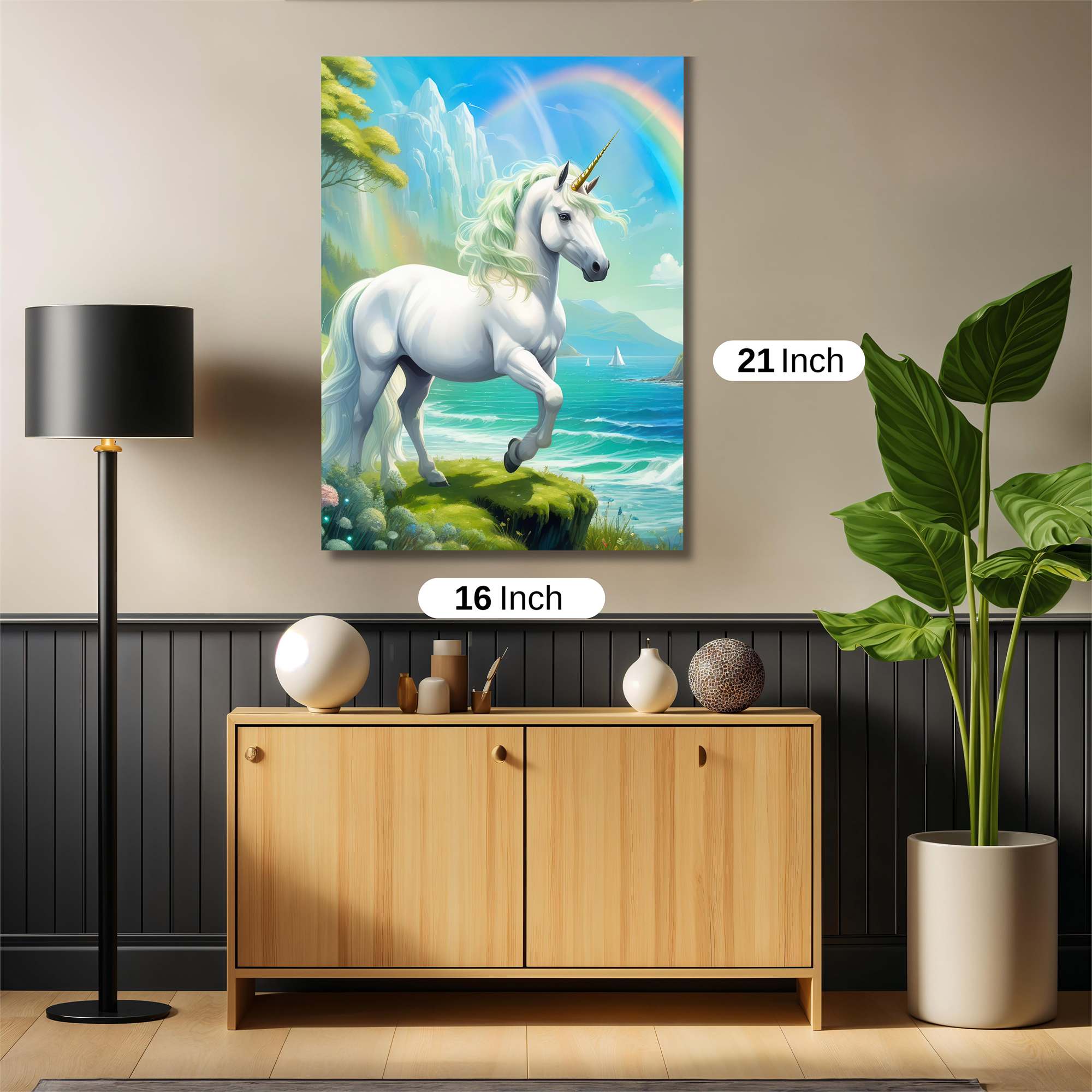Unicorn Dreamscape Safe Wall Magnetic / M