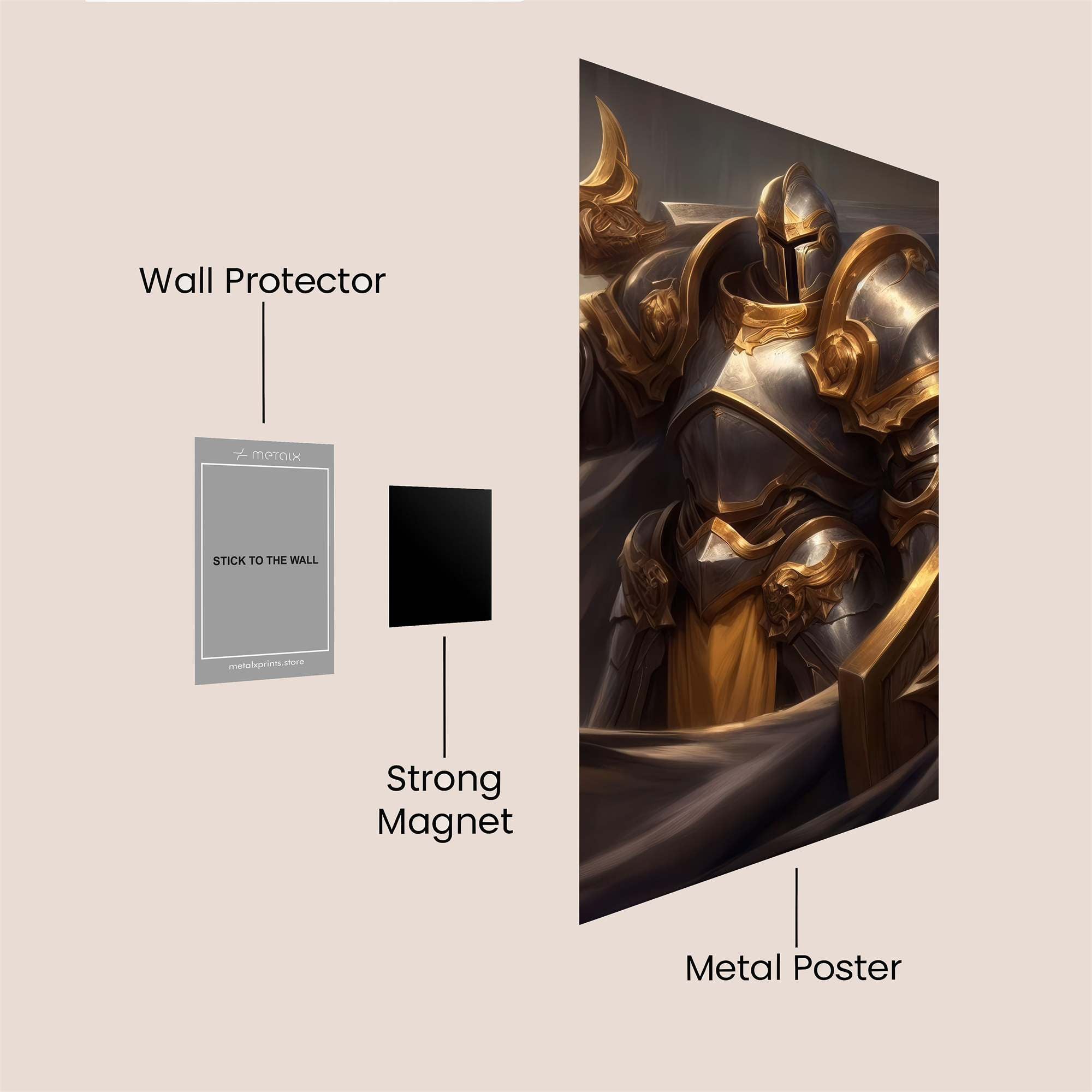 Knight Resolute Safe Wall Magnetic / M