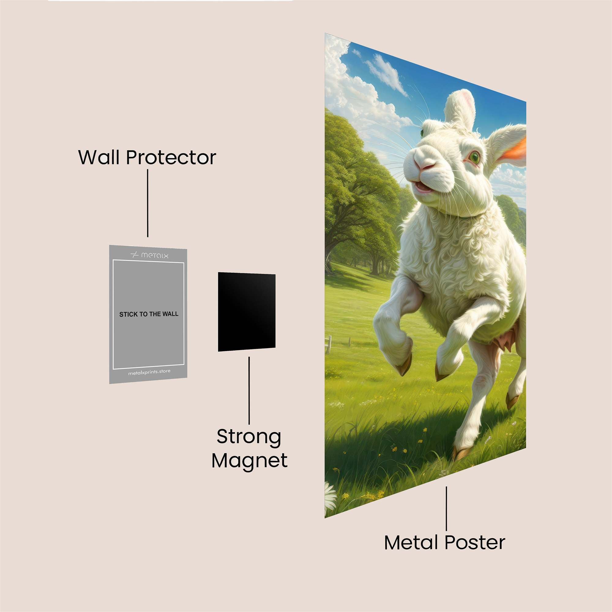 Bounding Bliss Safe Wall Magnetic / M