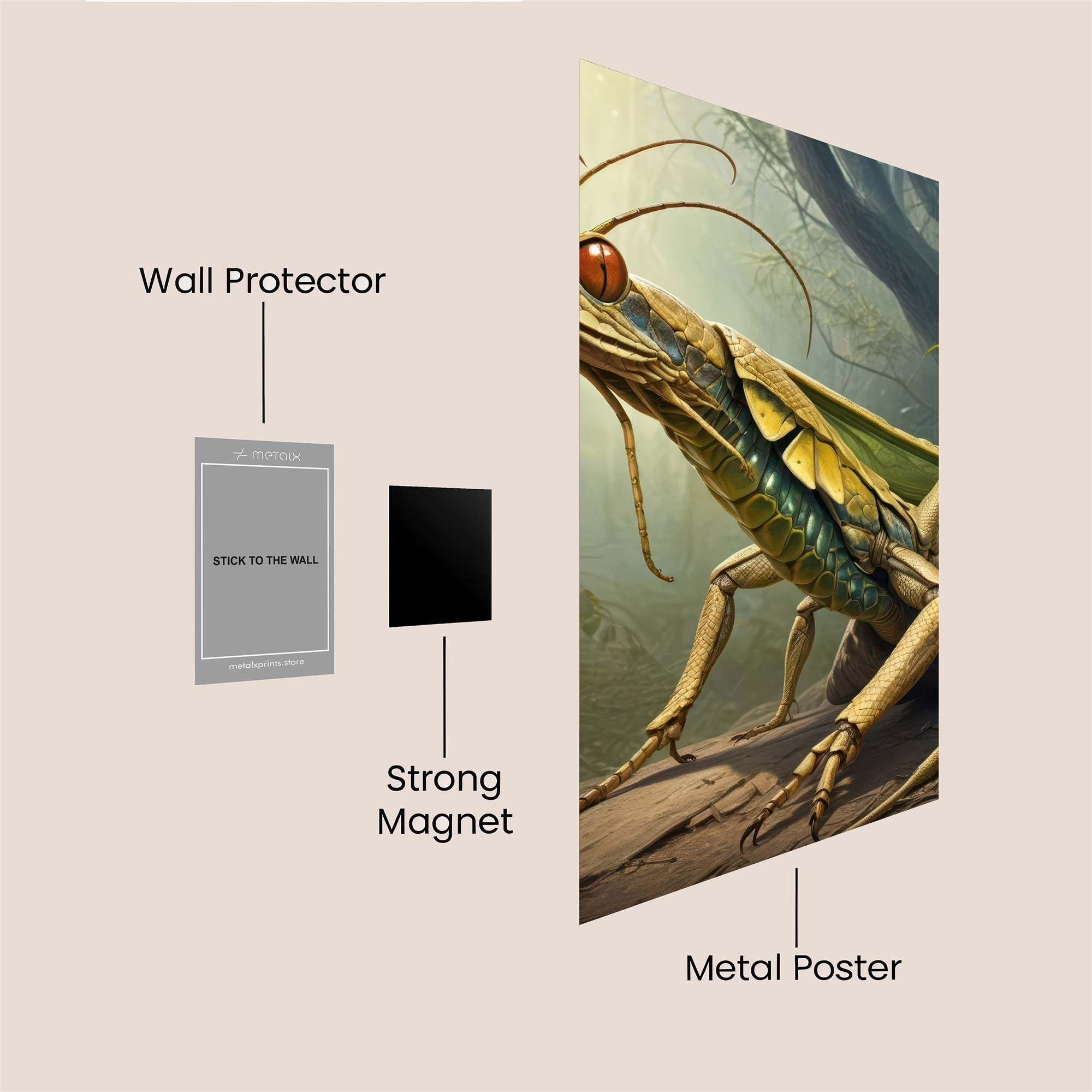 Mantis Enigma Safe Wall Magnetic / M