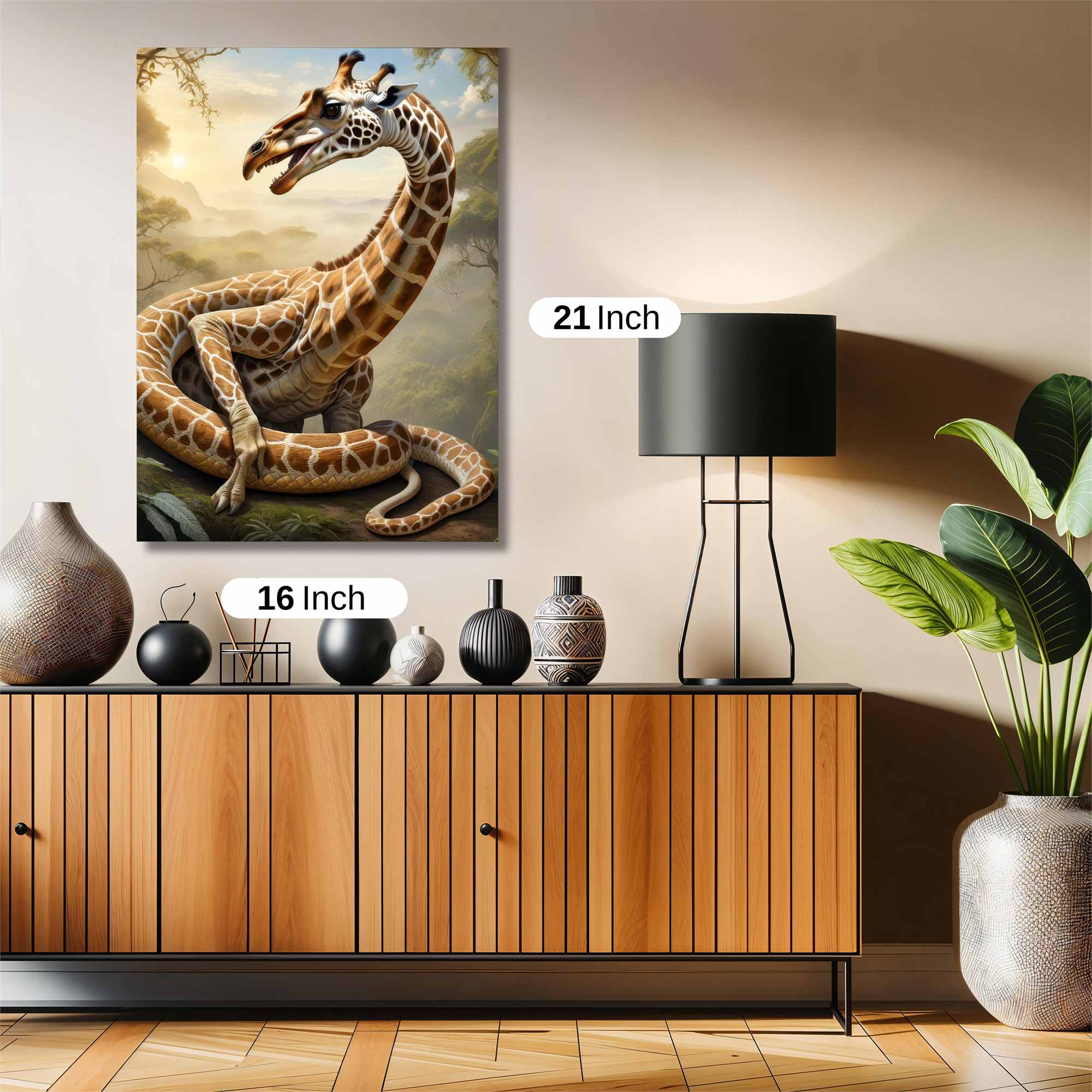 Giraffe Serpentine Safe Wall Magnetic / M