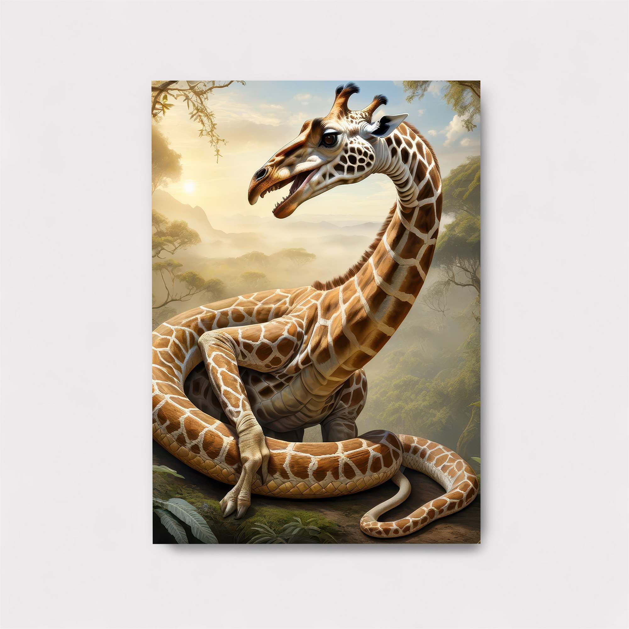 Giraffe Serpentine Safe Wall Magnetic / M