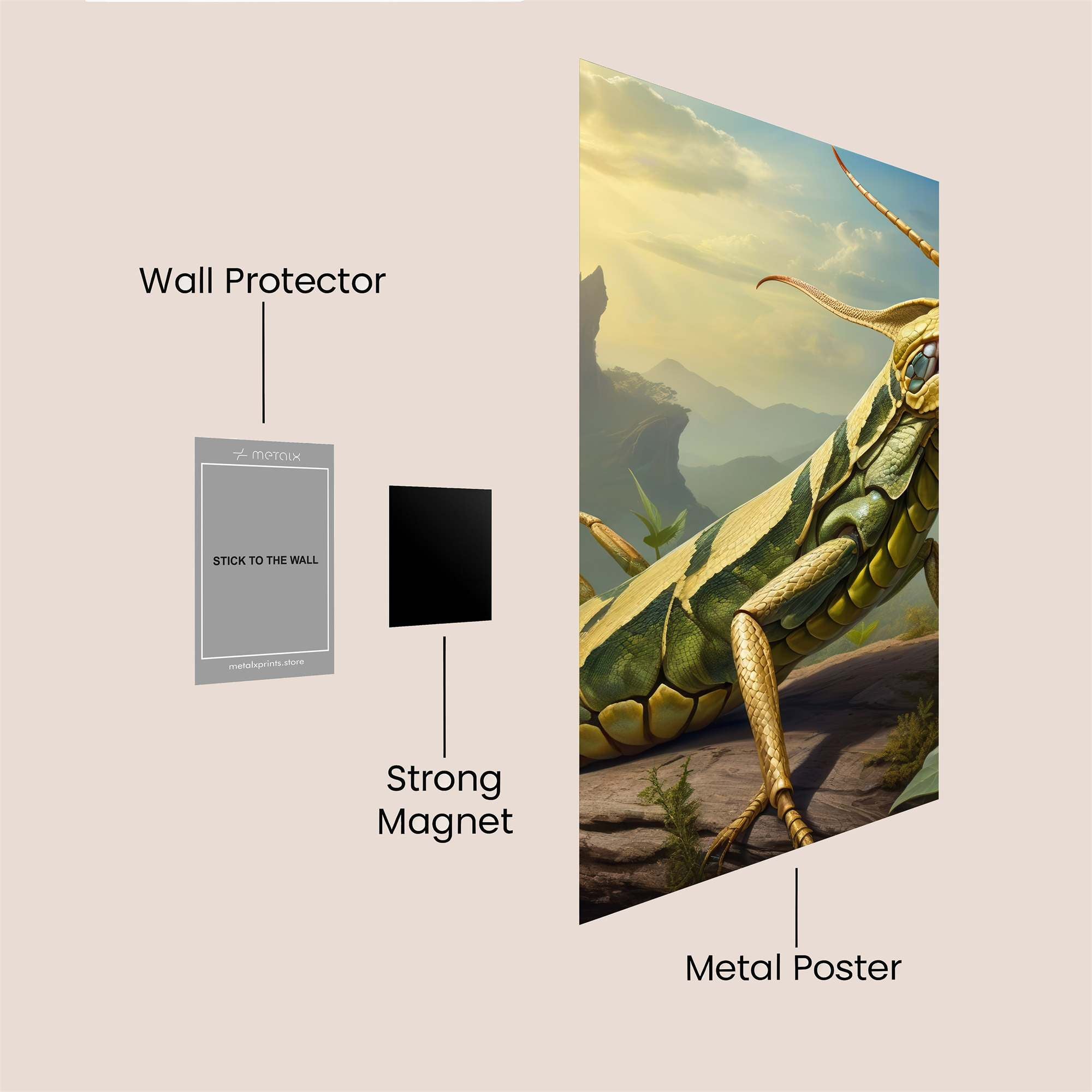Mantis Majestic Safe Wall Magnetic / M
