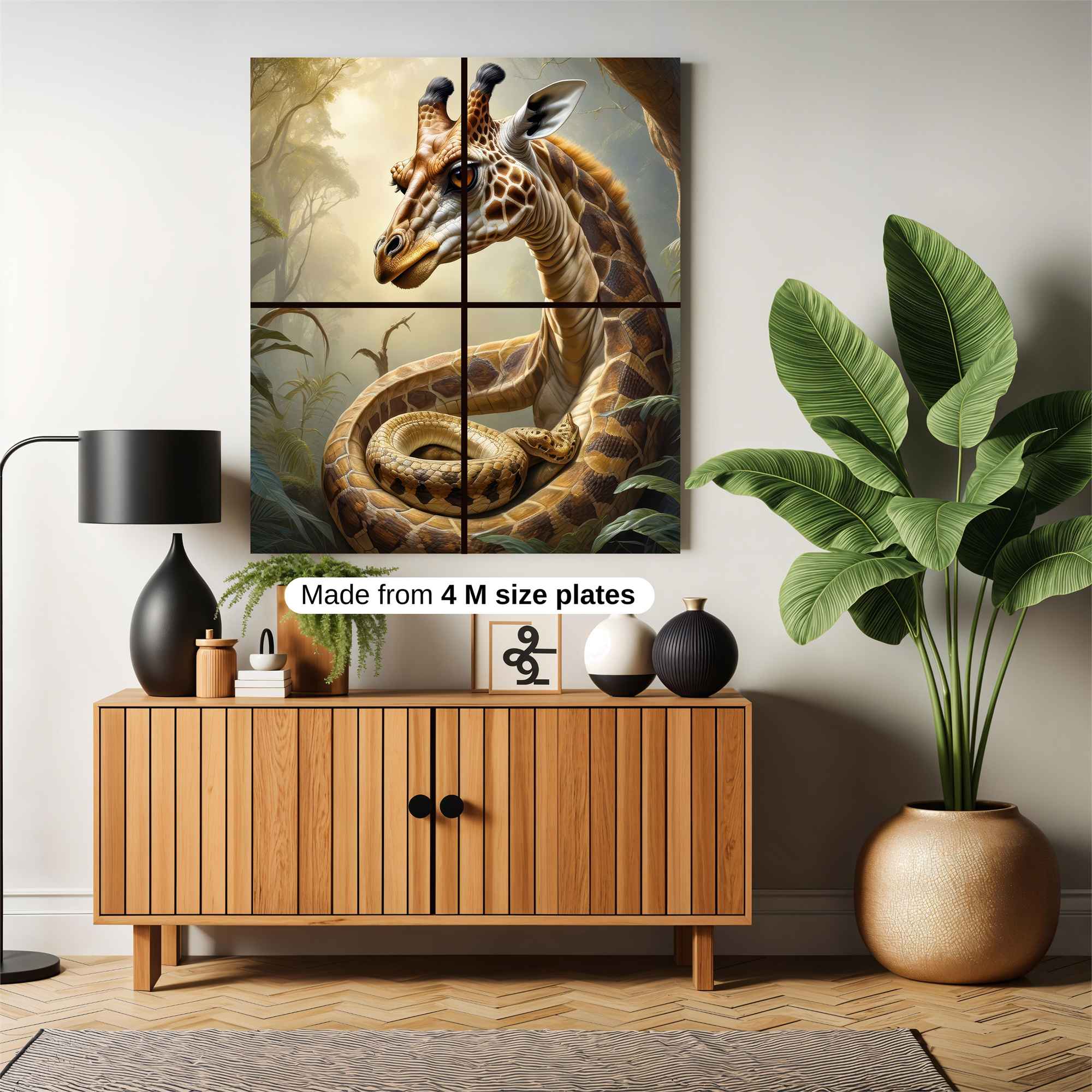 Giraffe Enigma Safe Wall Magnetic / M