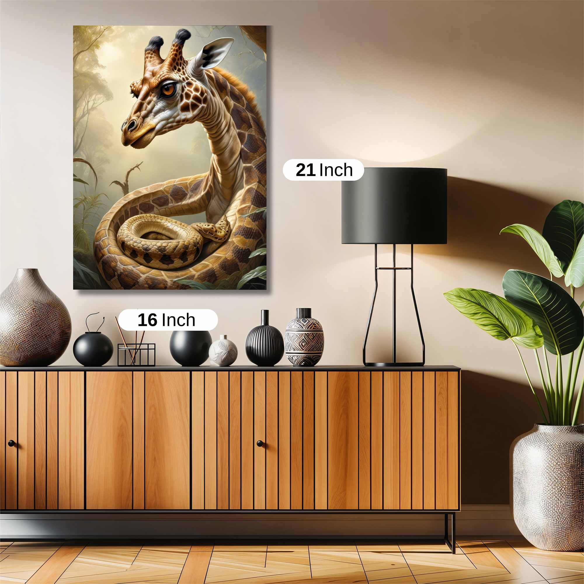 Giraffe Enigma Safe Wall Magnetic / M