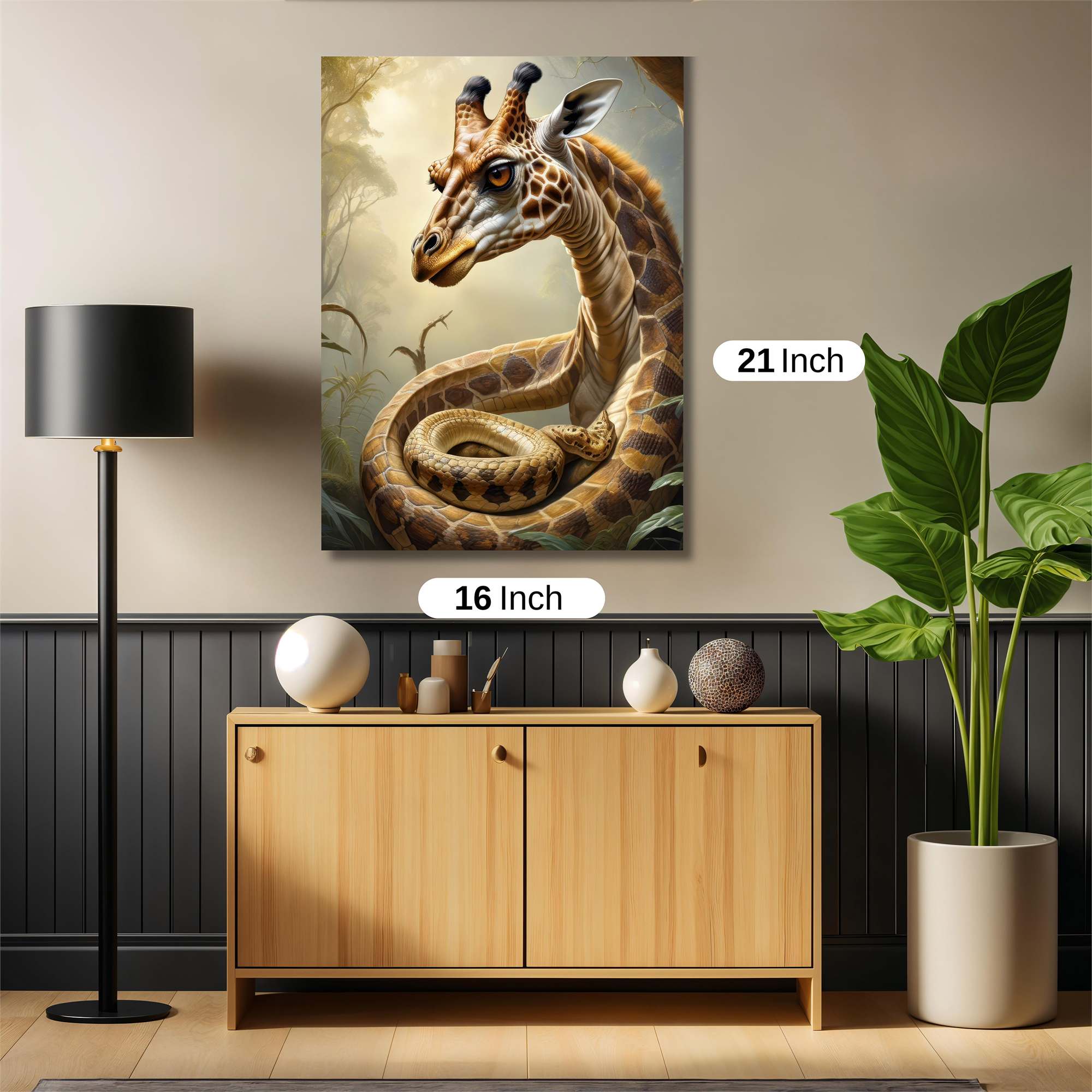 Giraffe Enigma Safe Wall Magnetic / M