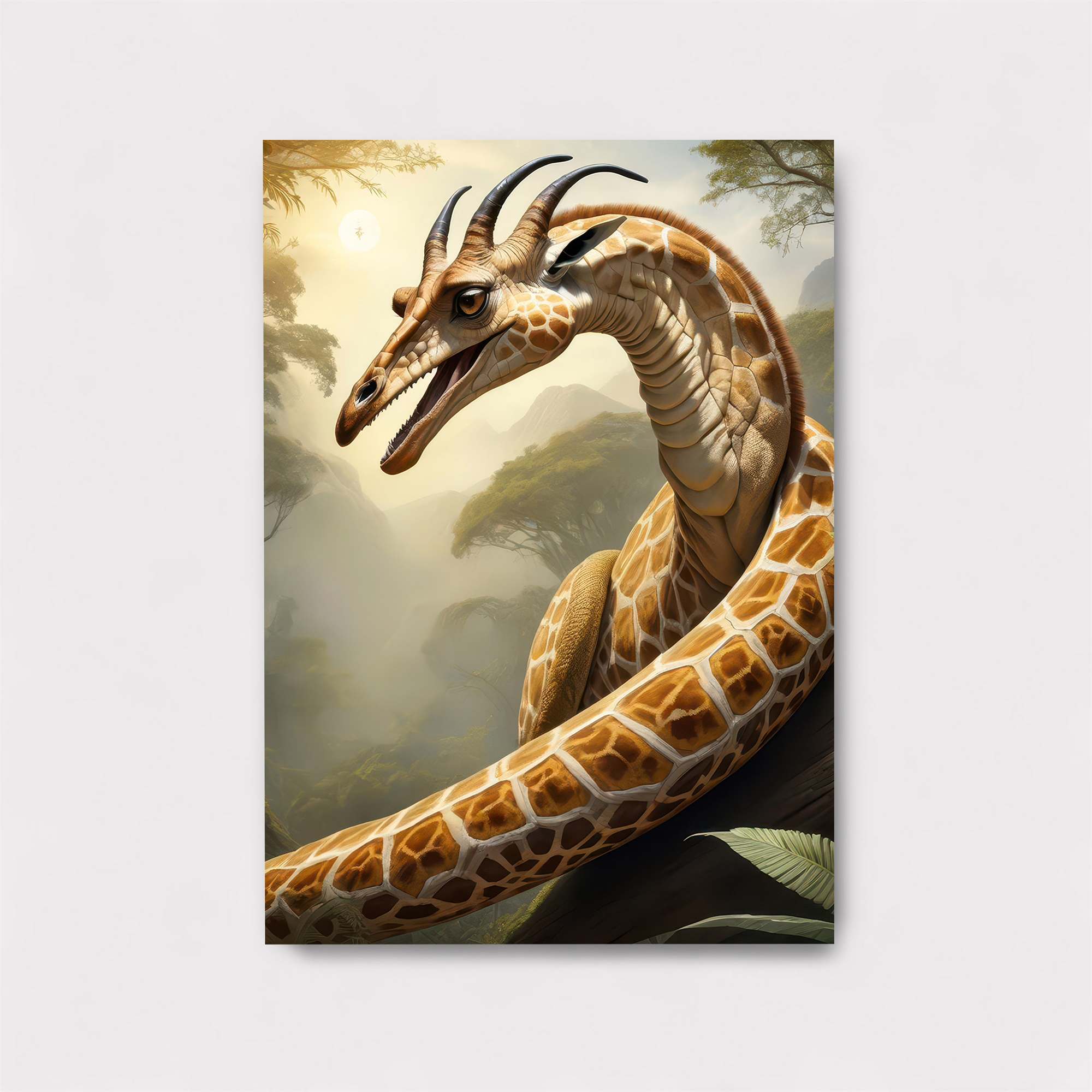 Giraffe Dragon Safe Wall Magnetic / M