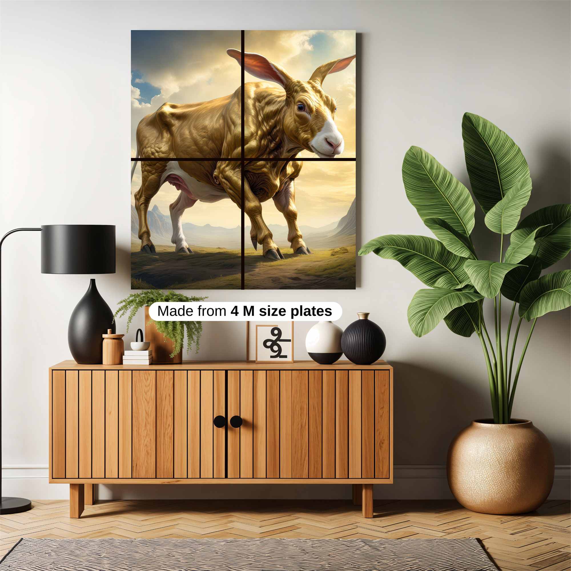 Golden Marvel Safe Wall Magnetic / M