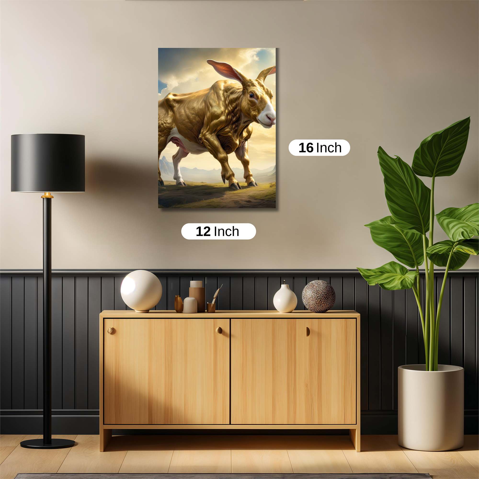 Golden Marvel Safe Wall Magnetic / M