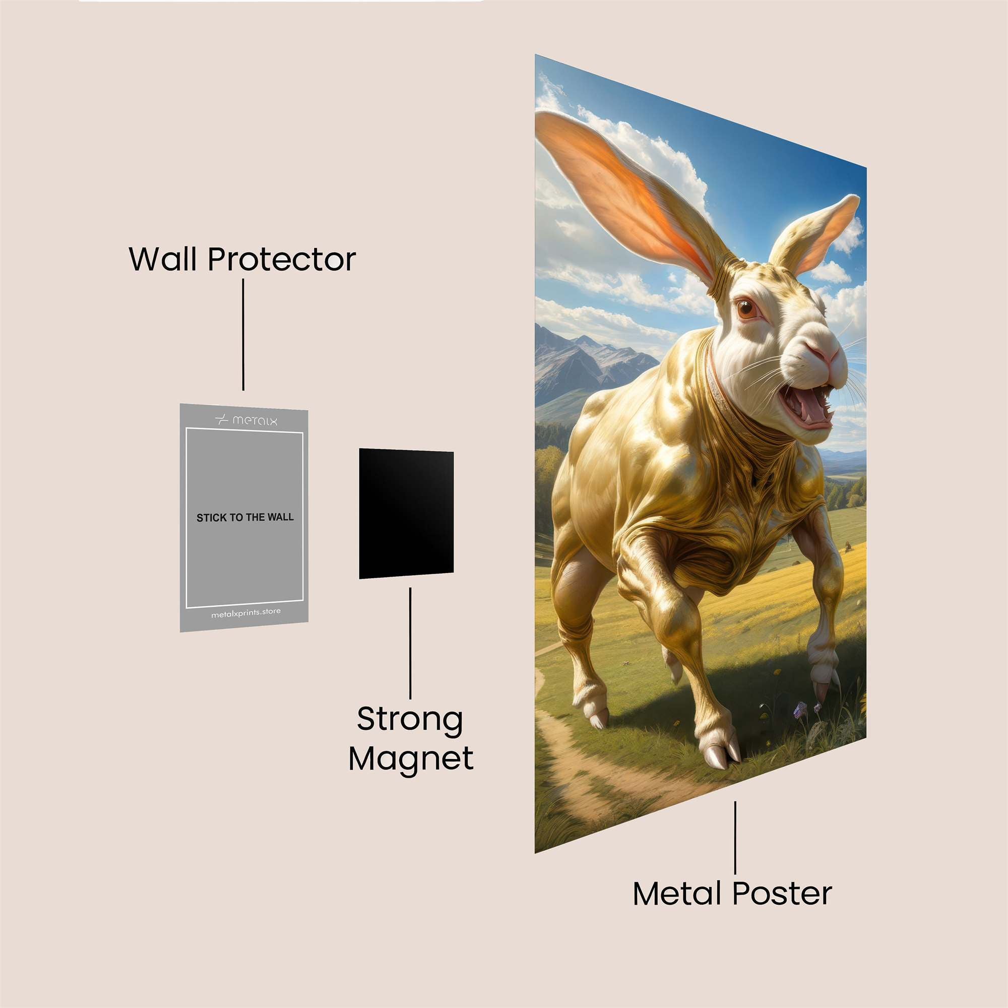 Golden Menace Safe Wall Magnetic / M