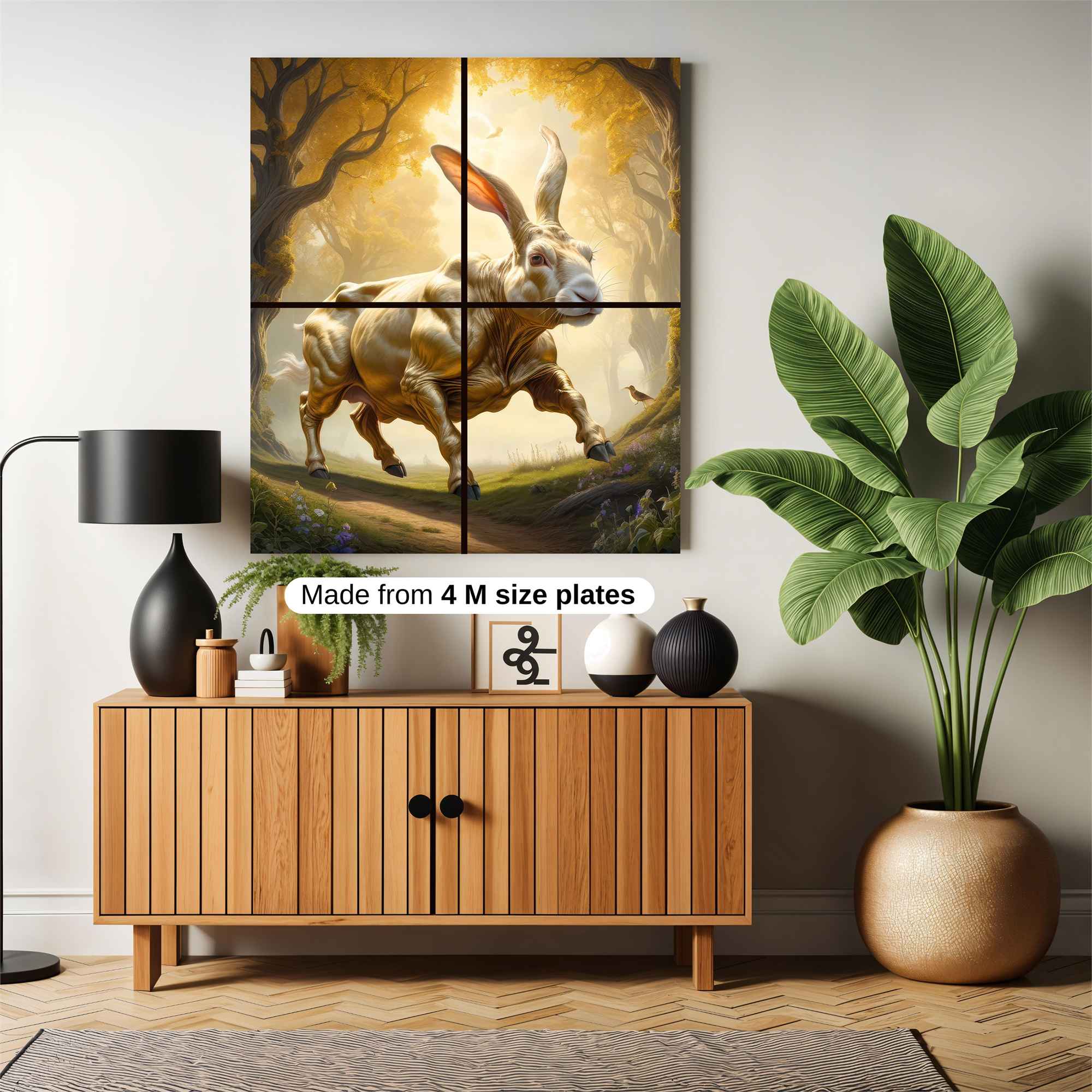 Golden Hare Safe Wall Magnetic / M