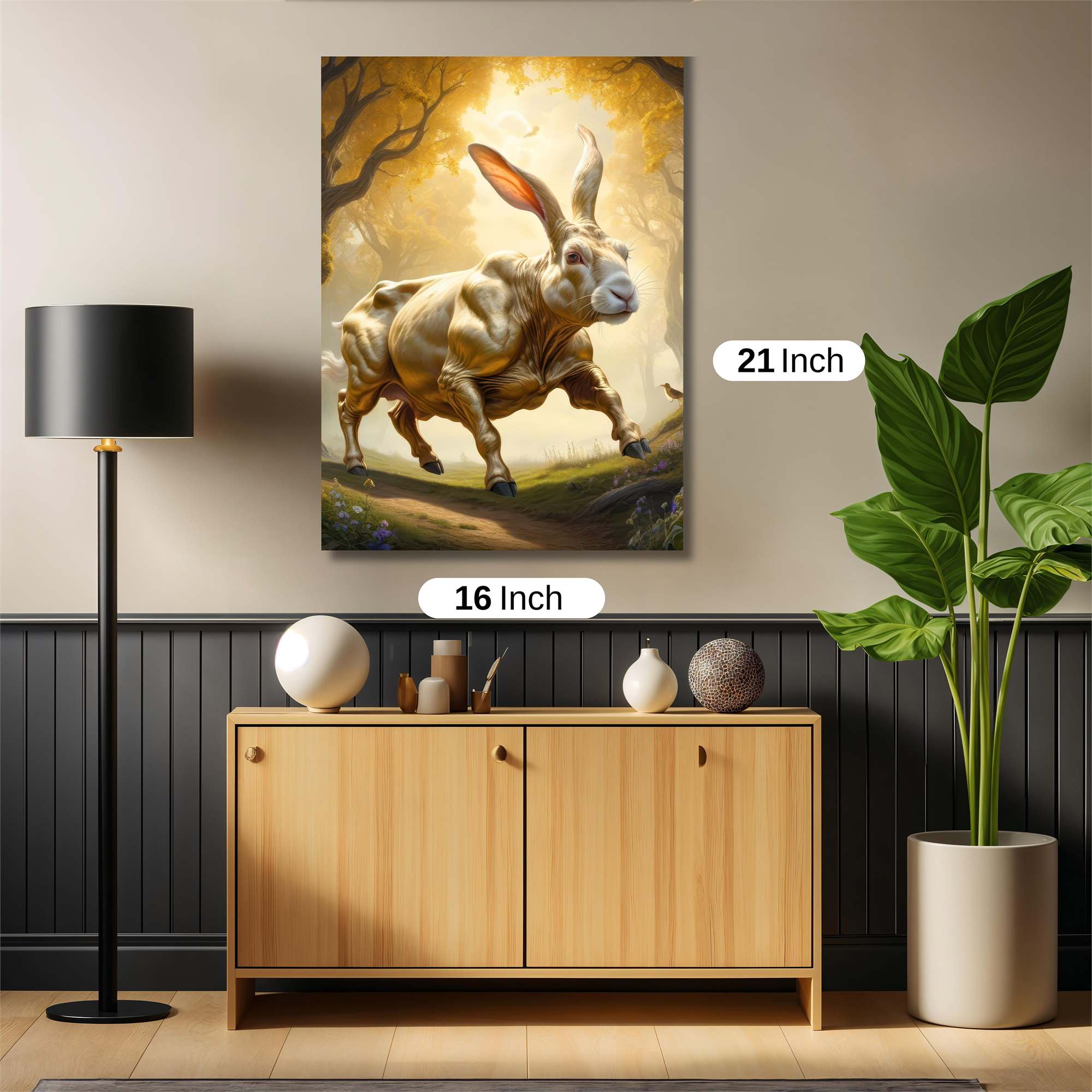 Golden Hare Safe Wall Magnetic / M