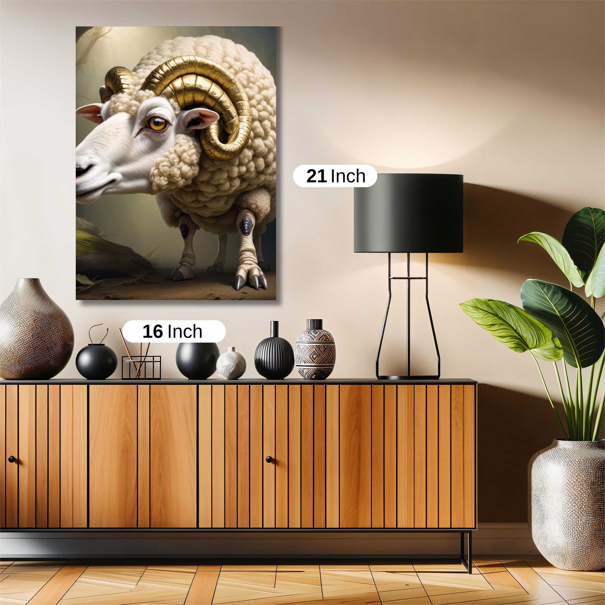 Golden Ram Safe Wall Magnetic / M