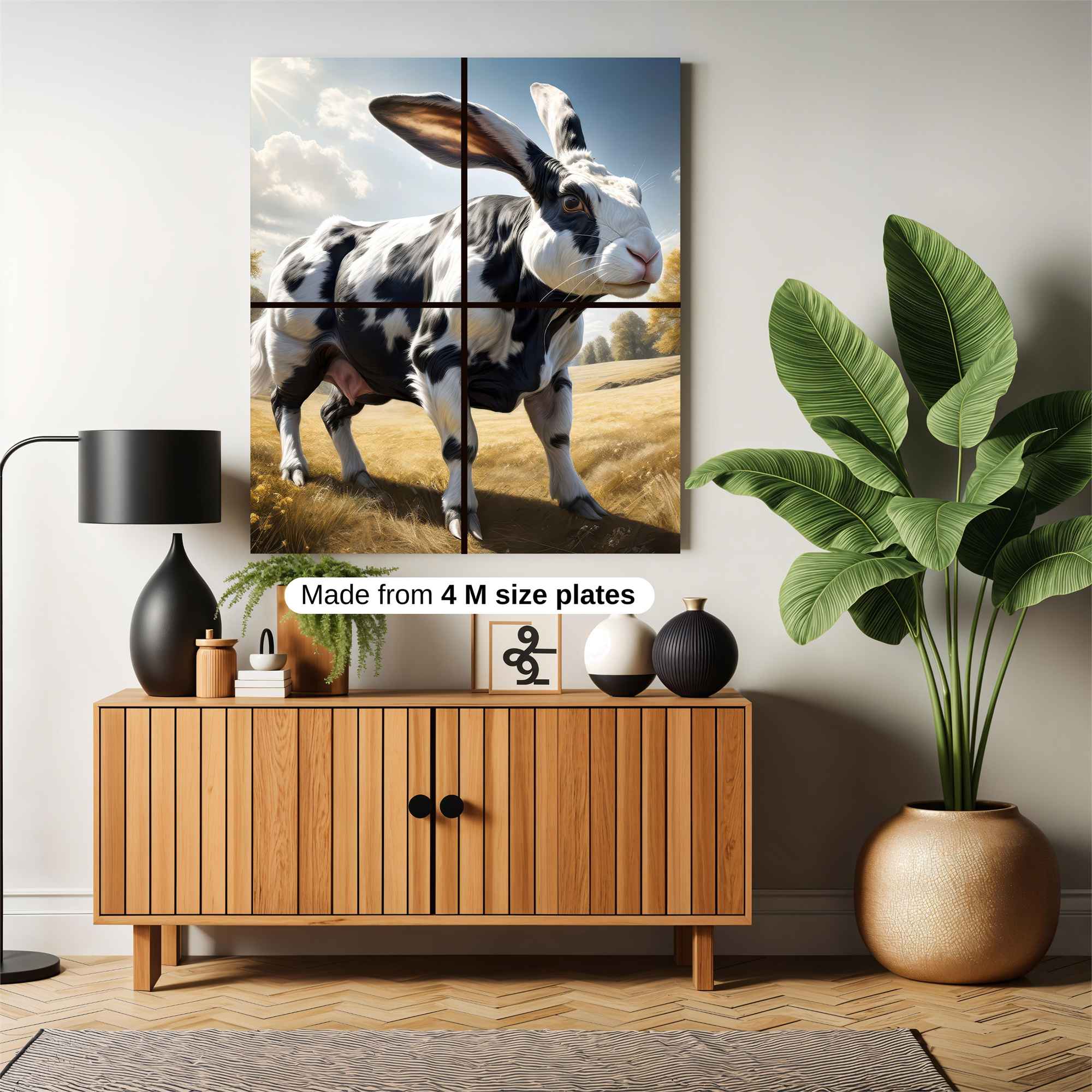 Cowrabbit Whimsical Safe Wall Magnetic / M