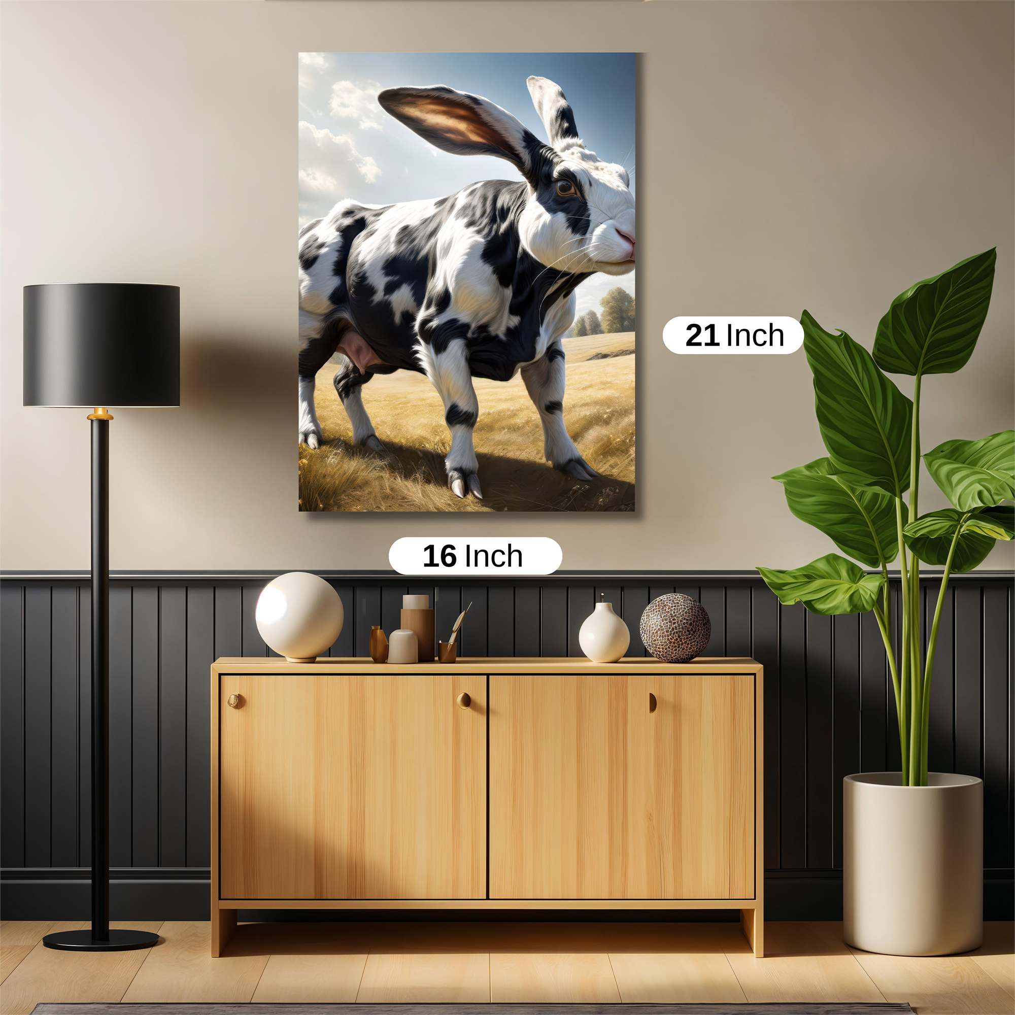 Cowrabbit Whimsical Safe Wall Magnetic / M