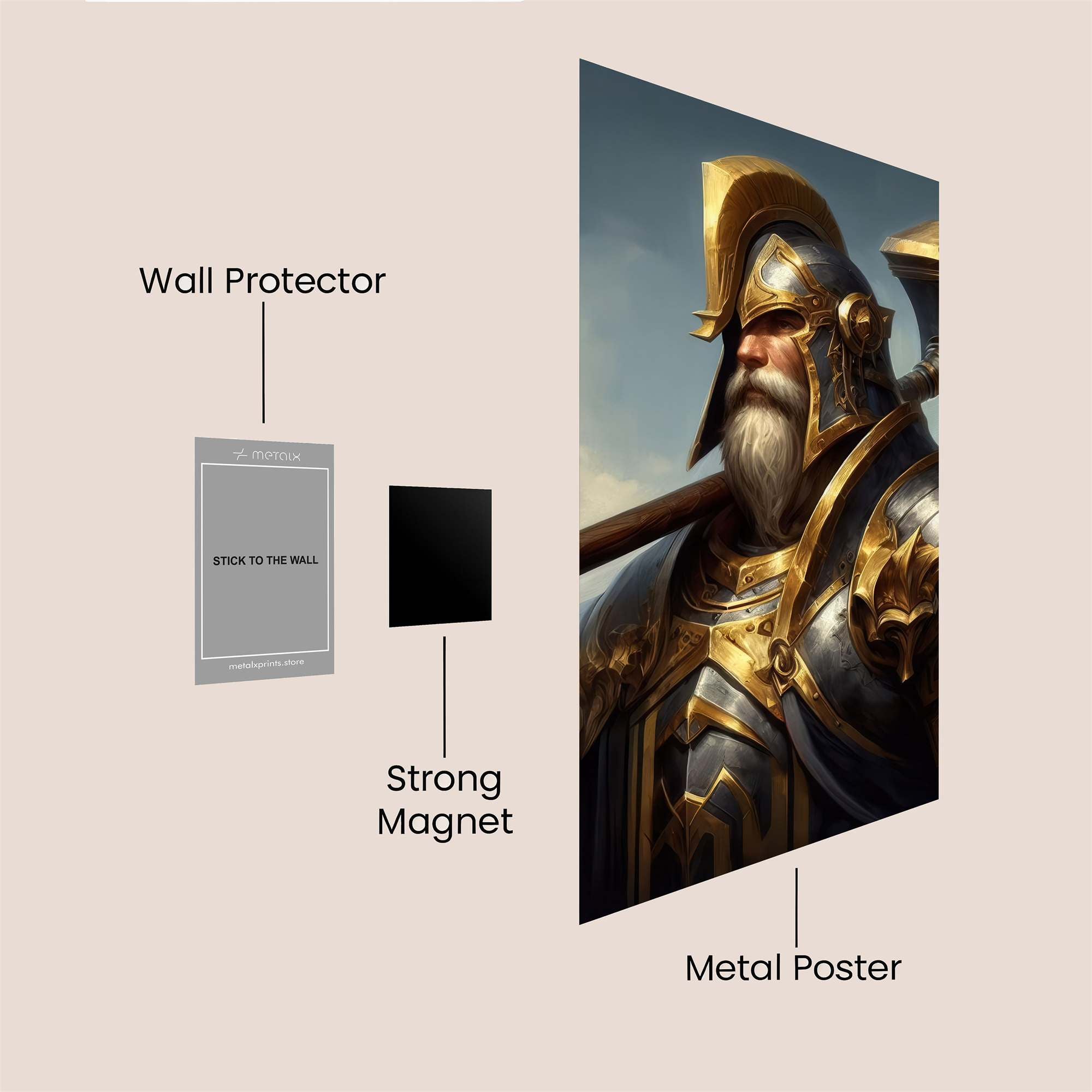 Dwarf Majestic Safe Wall Magnetic / M