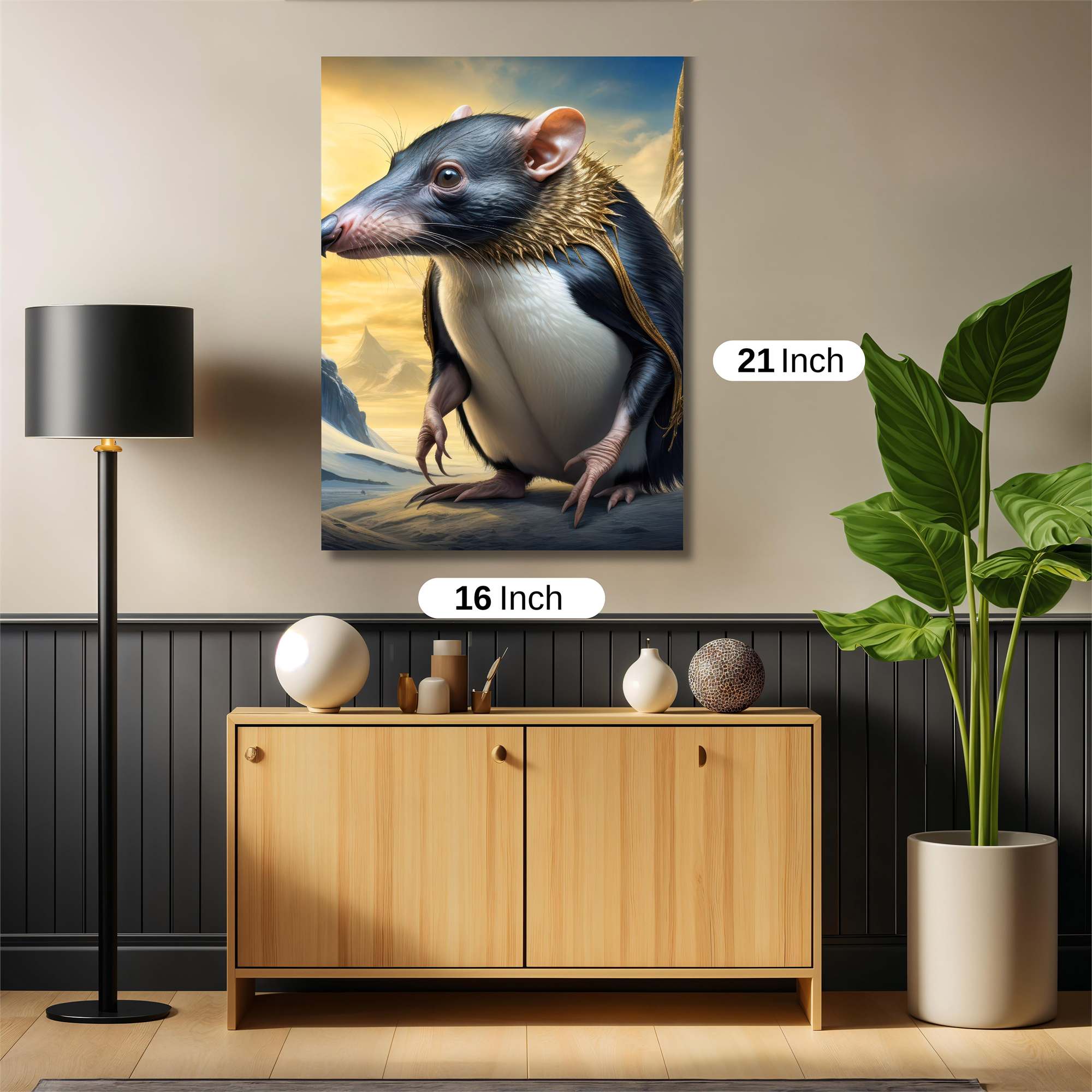 ShrewPenguin Serene Safe Wall Magnetic / M