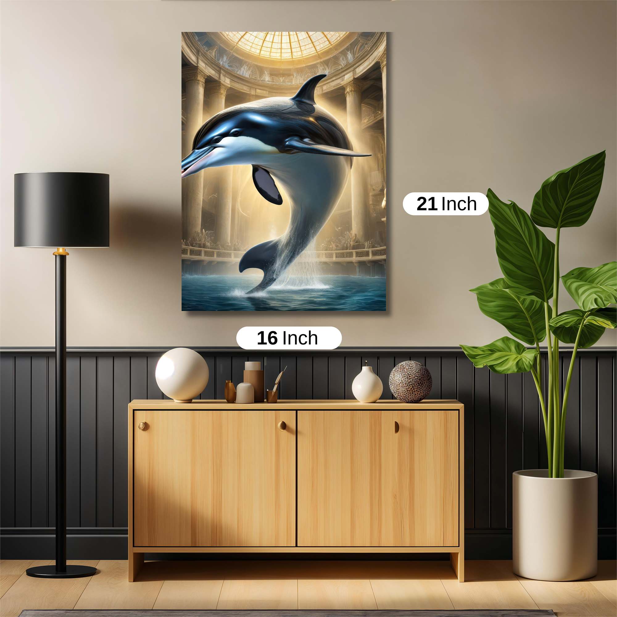Dolphin Divine Safe Wall Magnetic / M