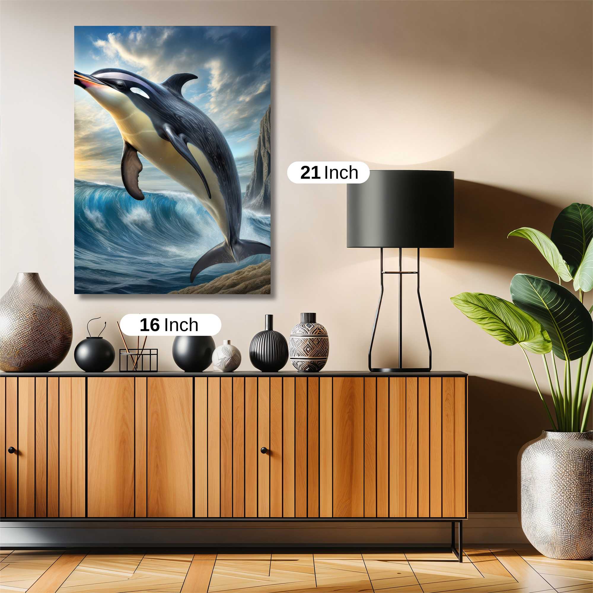 Dolphin Dream Safe Wall Magnetic / M