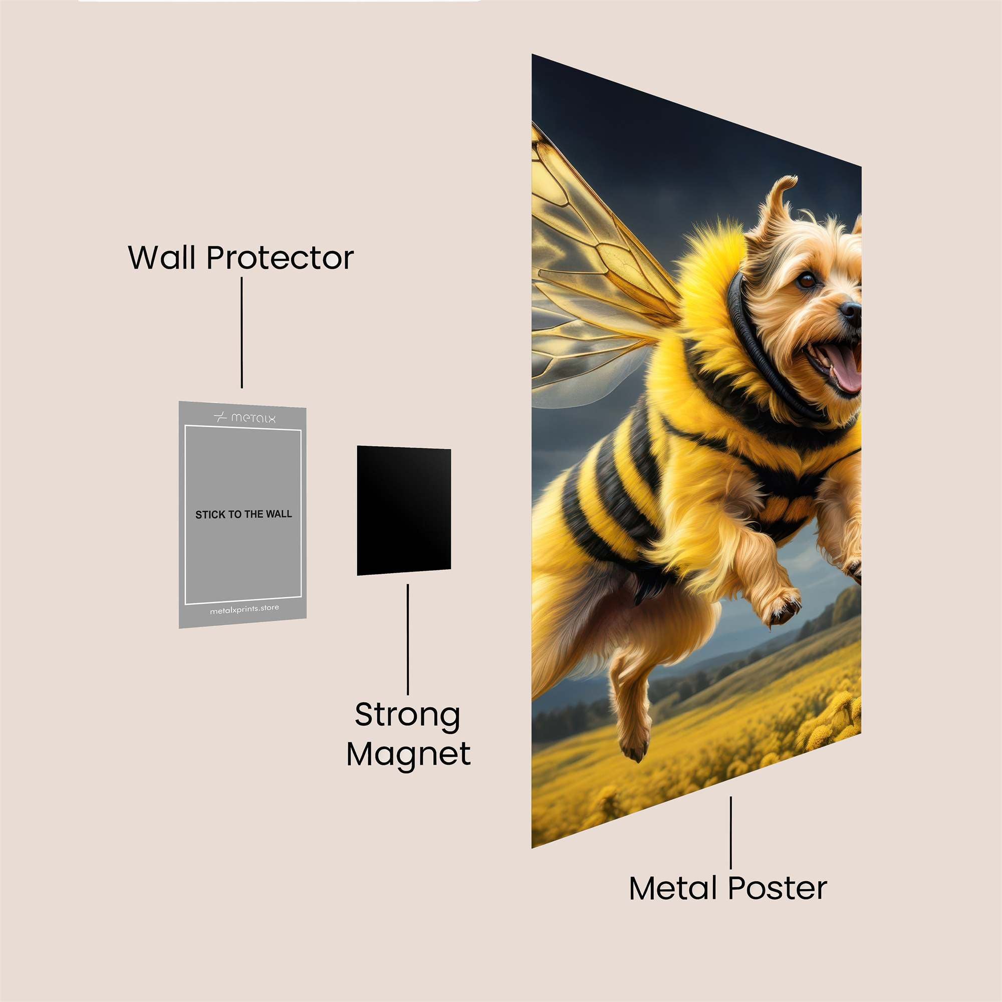 Bee Bliss Safe Wall Magnetic / M