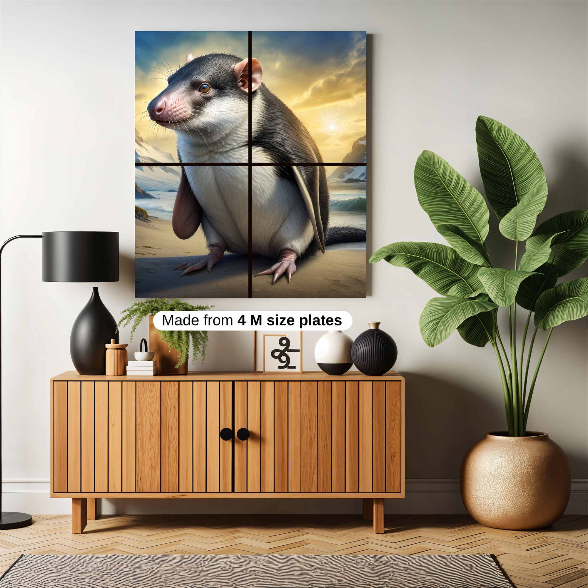 Penguin Rat - Serene Safe Wall Magnetic / M