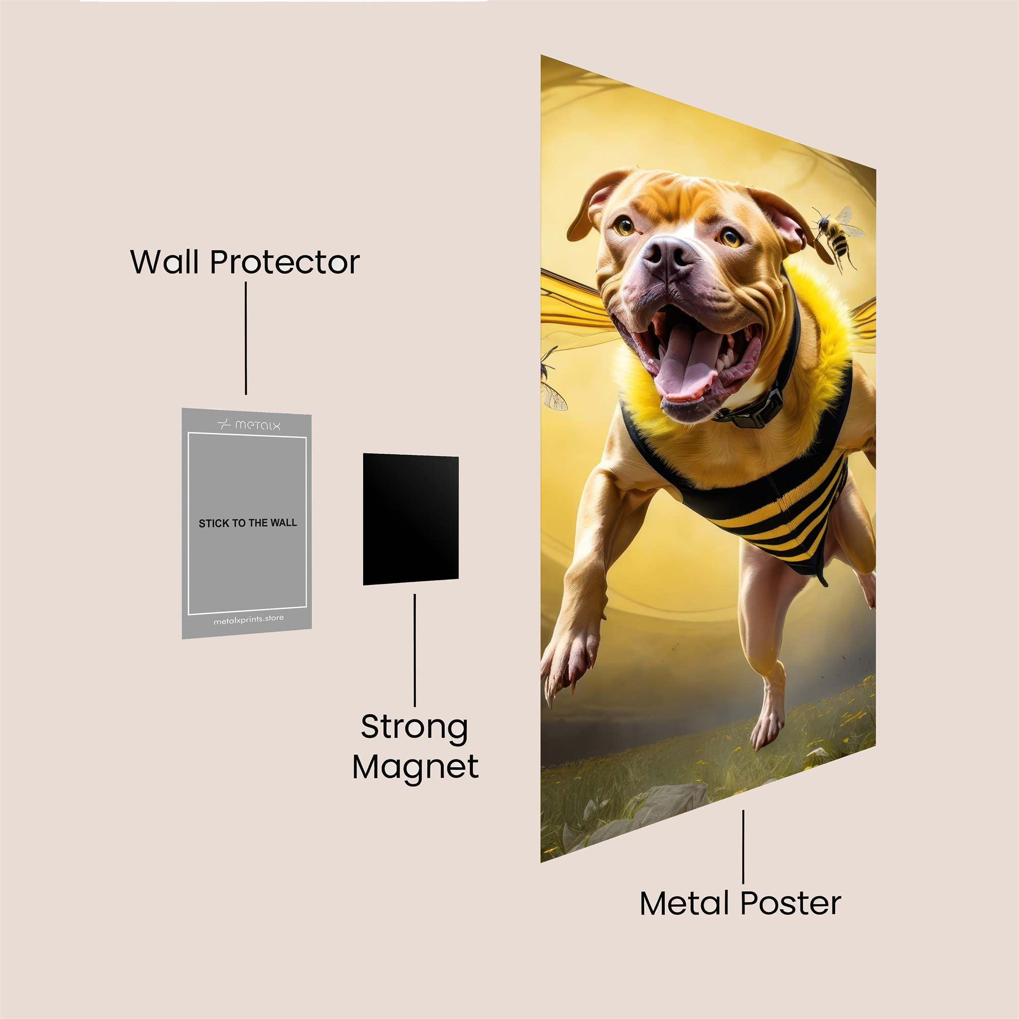 BeeMirth Safe Wall Magnetic / M