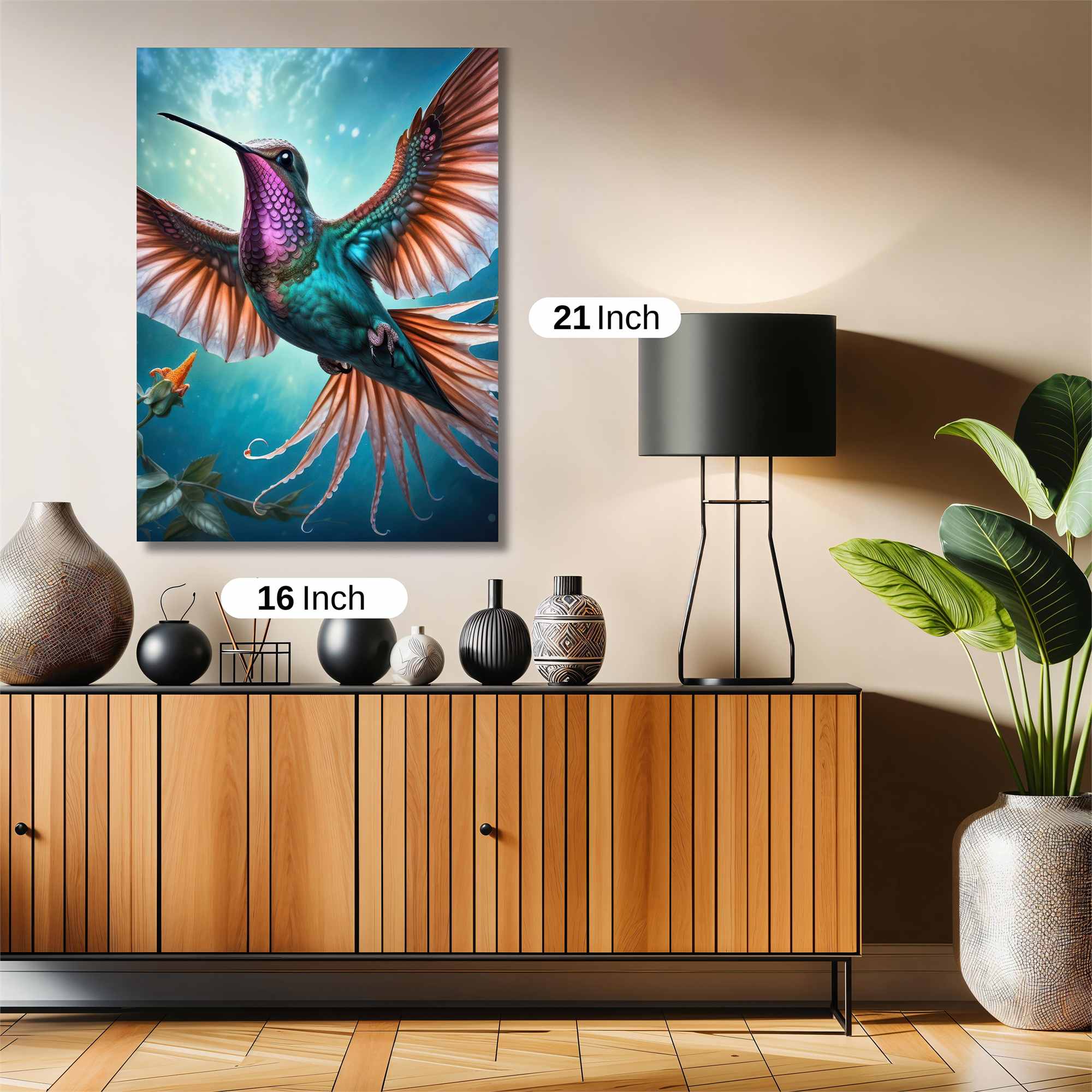 Hummingbird Enchantment Safe Wall Magnetic / M