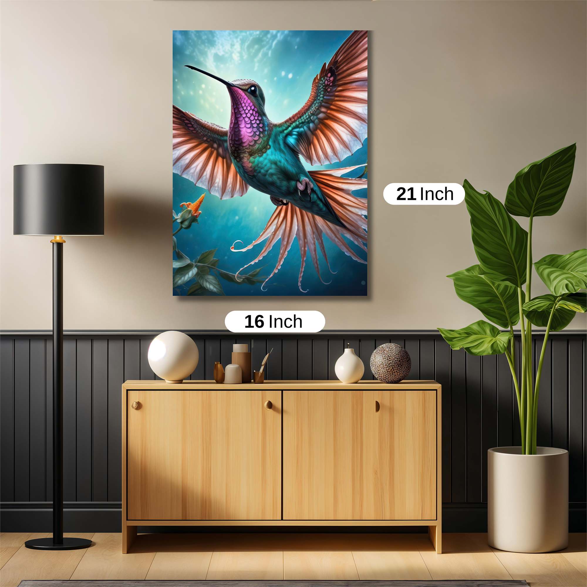 Hummingbird Enchantment Safe Wall Magnetic / M