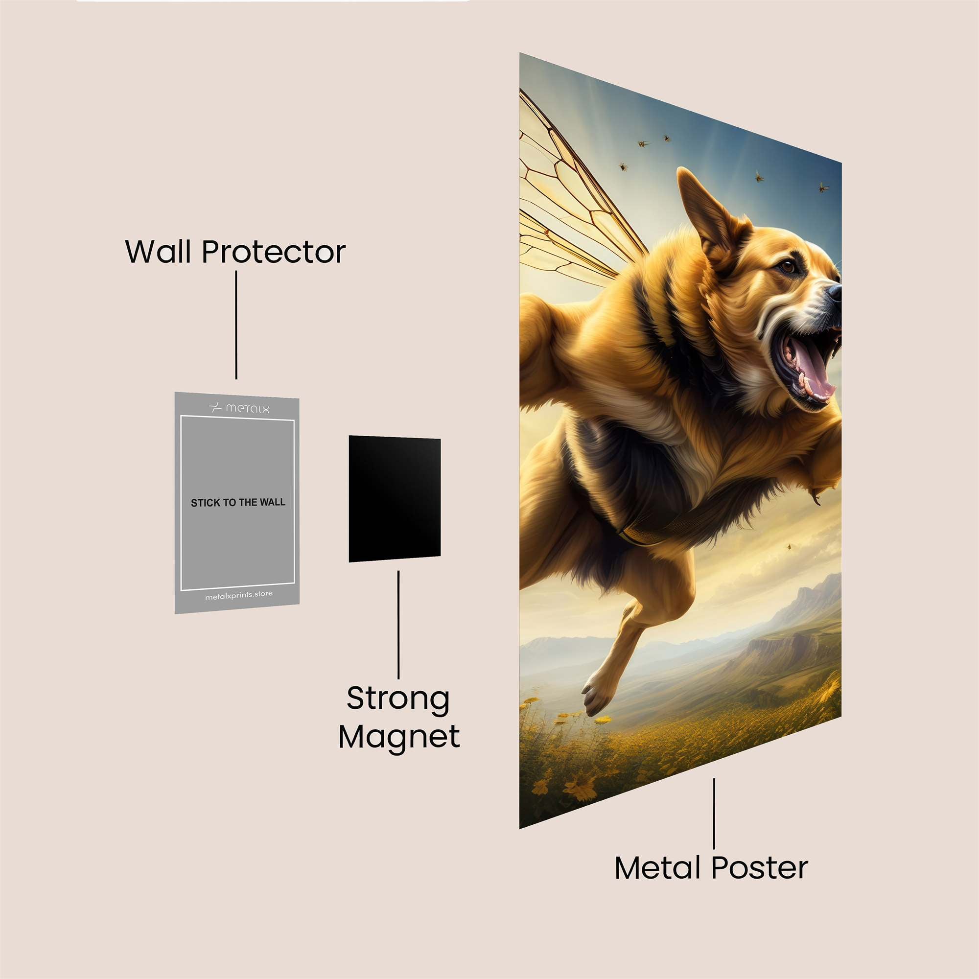 Buzzing Adventure Safe Wall Magnetic / M