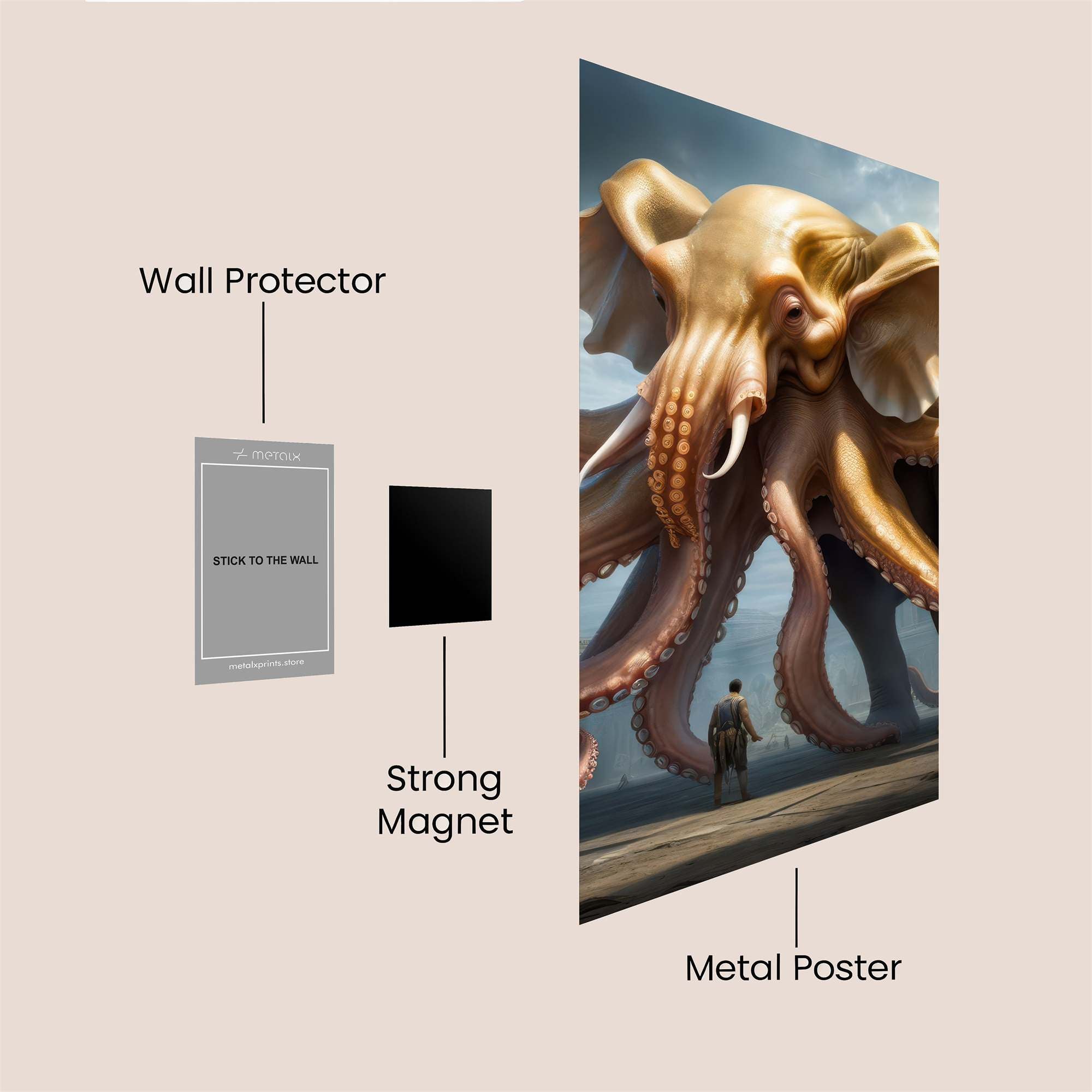 Elephantine Enigma Safe Wall Magnetic / M