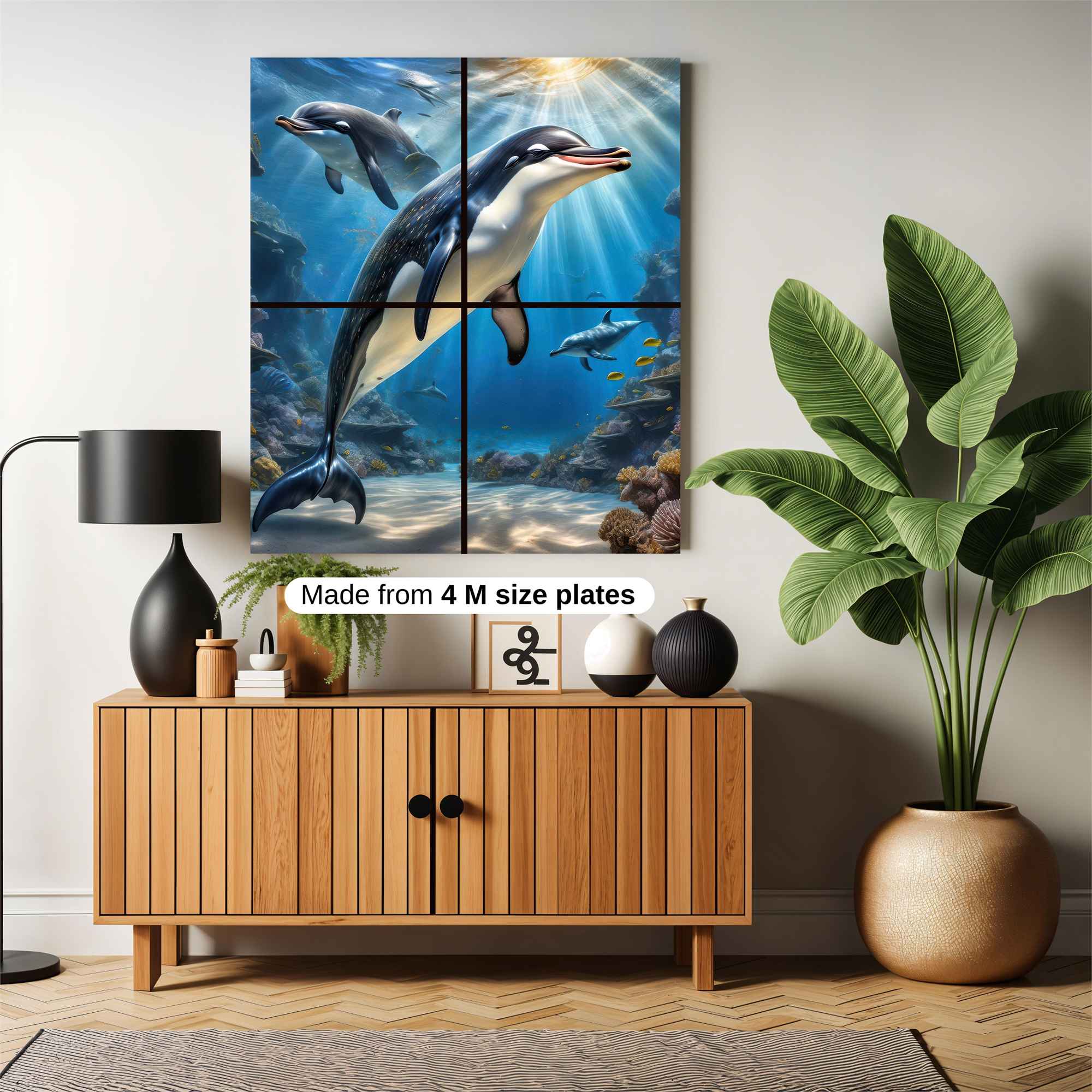 Dolphin Radiance Safe Wall Magnetic / M