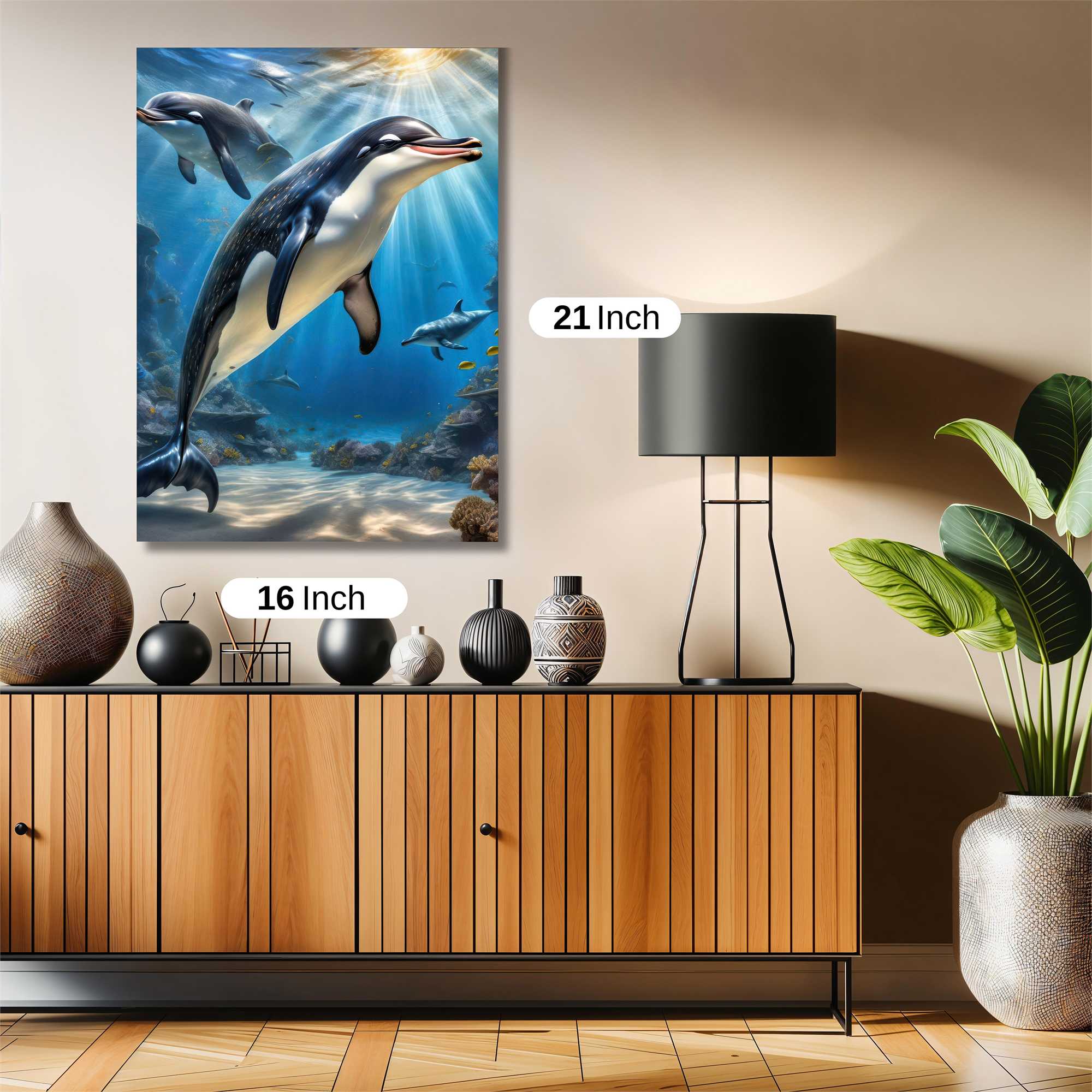 Dolphin Radiance Safe Wall Magnetic / M